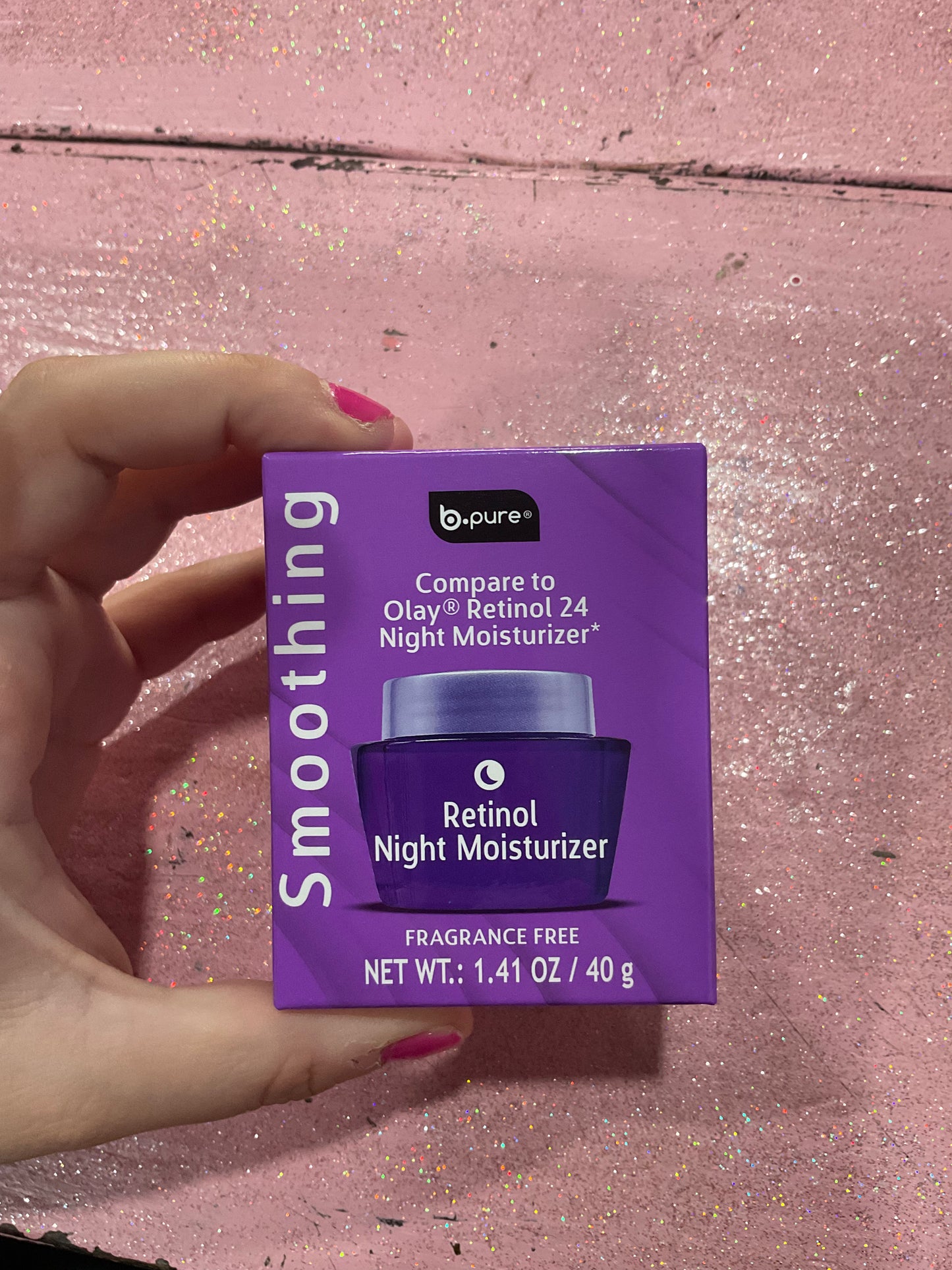 Retinol night moisturizer