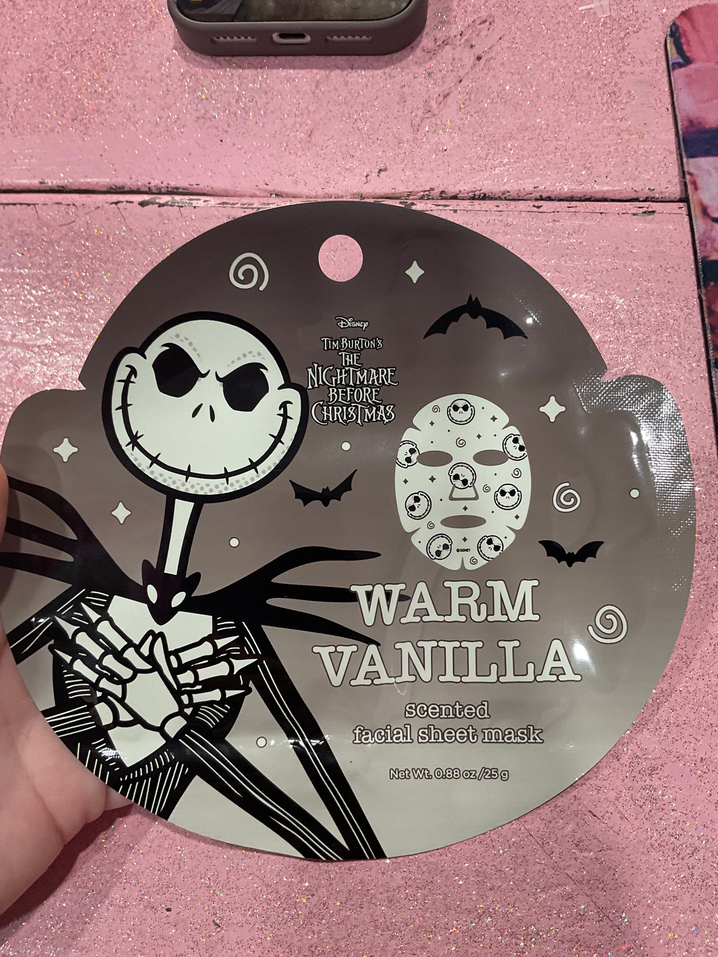 WArm vanilla face mask