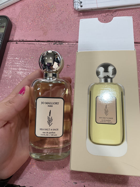 Sea salt and sage perfume