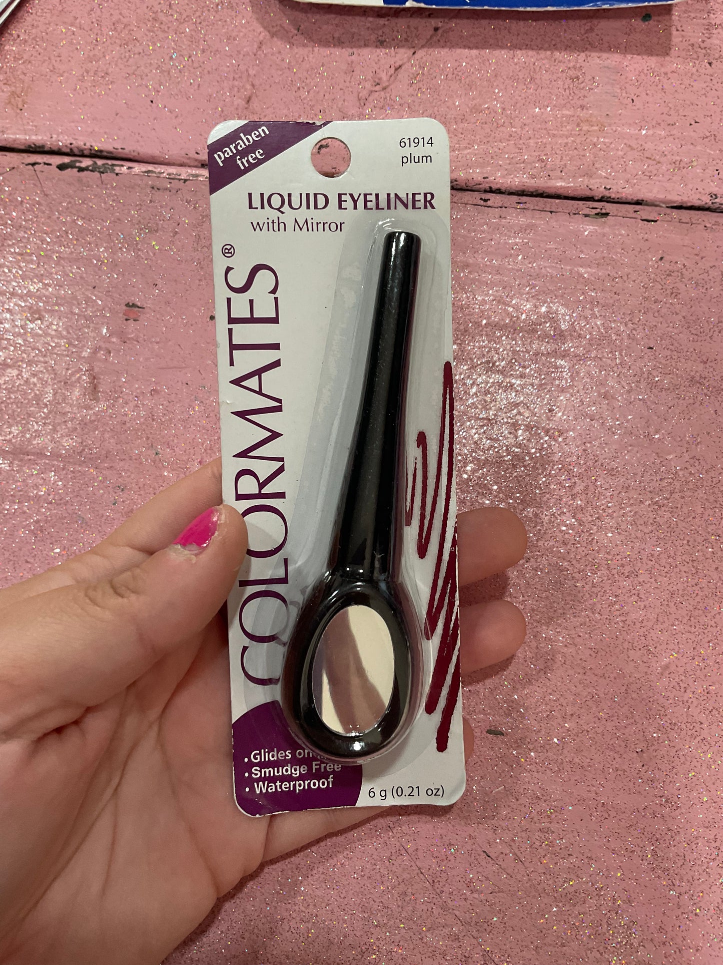 Plum eyeliner