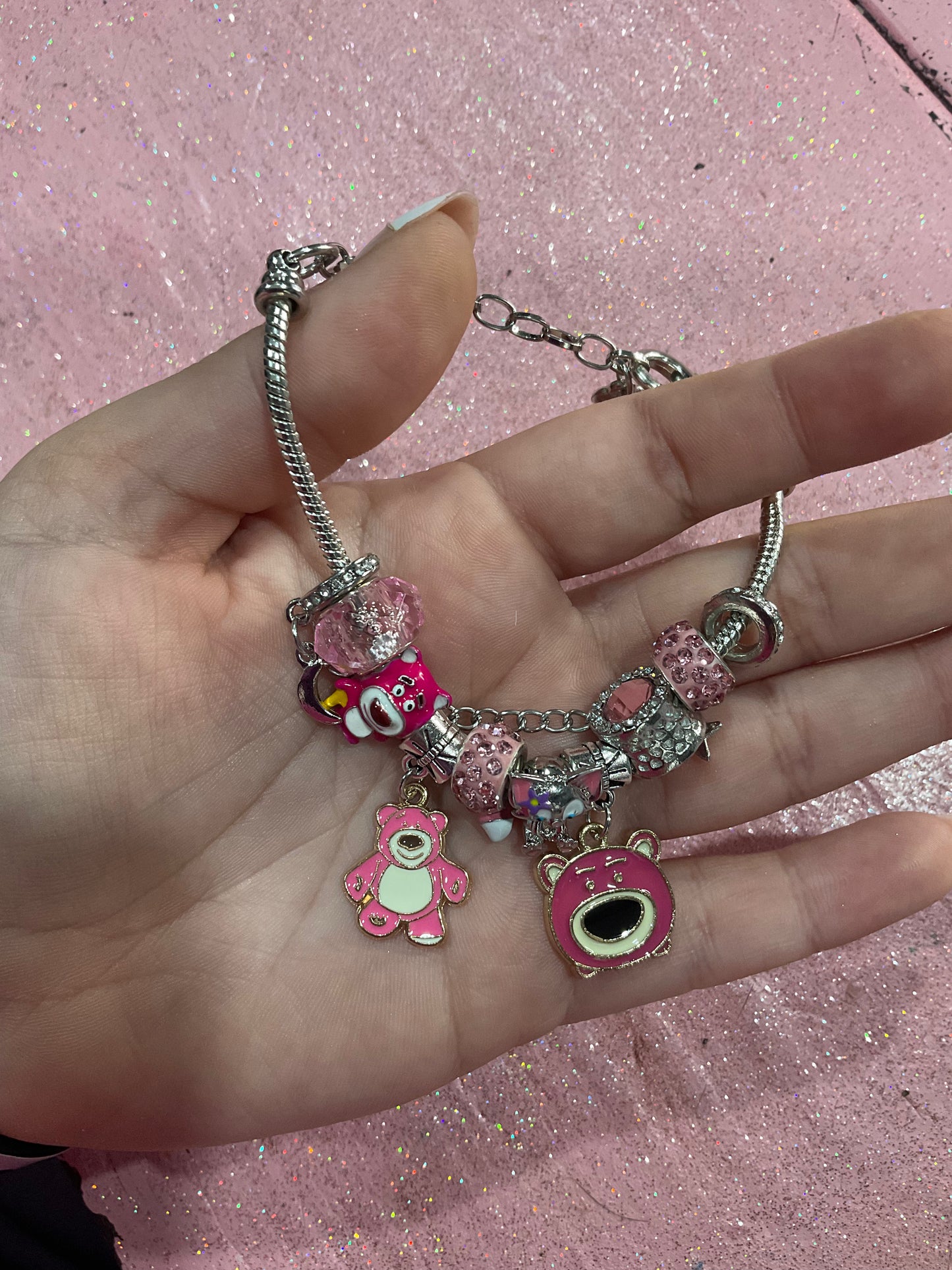 Bear charm bracelet