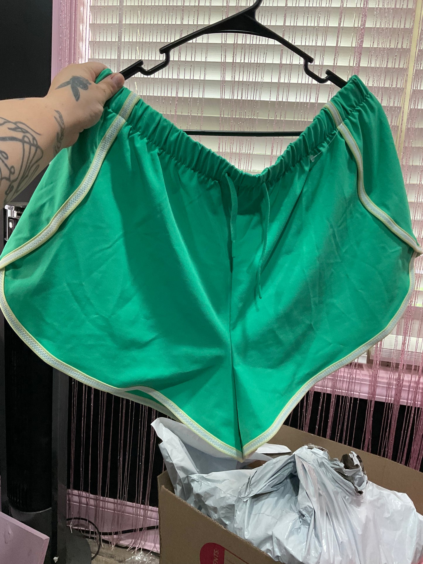 Green shorts 2XL