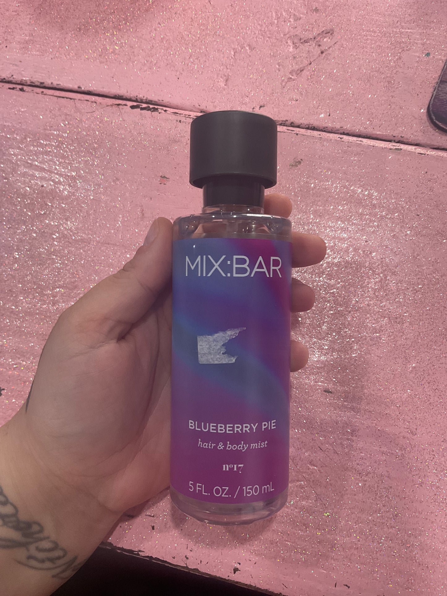 Blueberry pie body spray