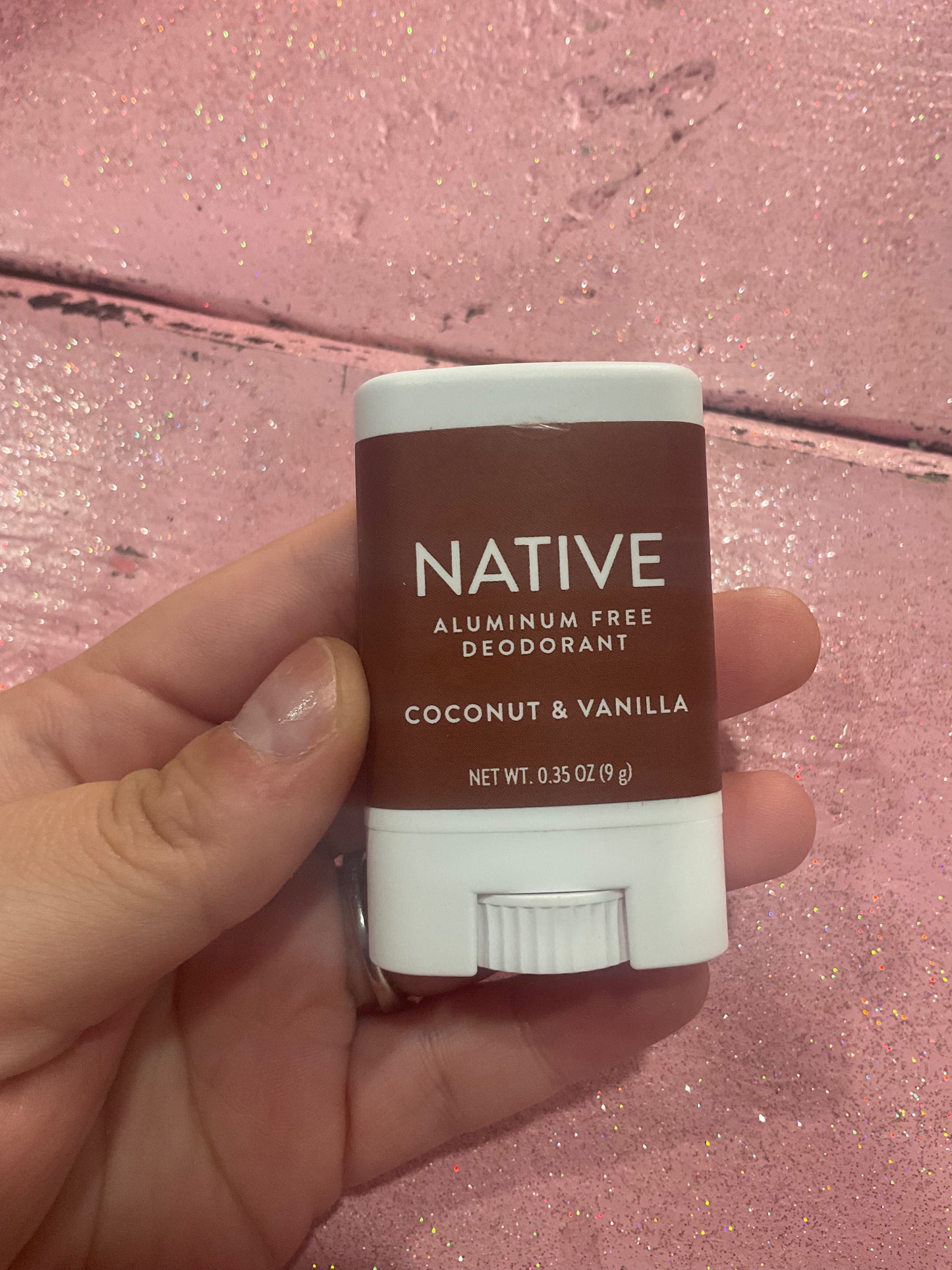 Coconut and vanilla deodorant