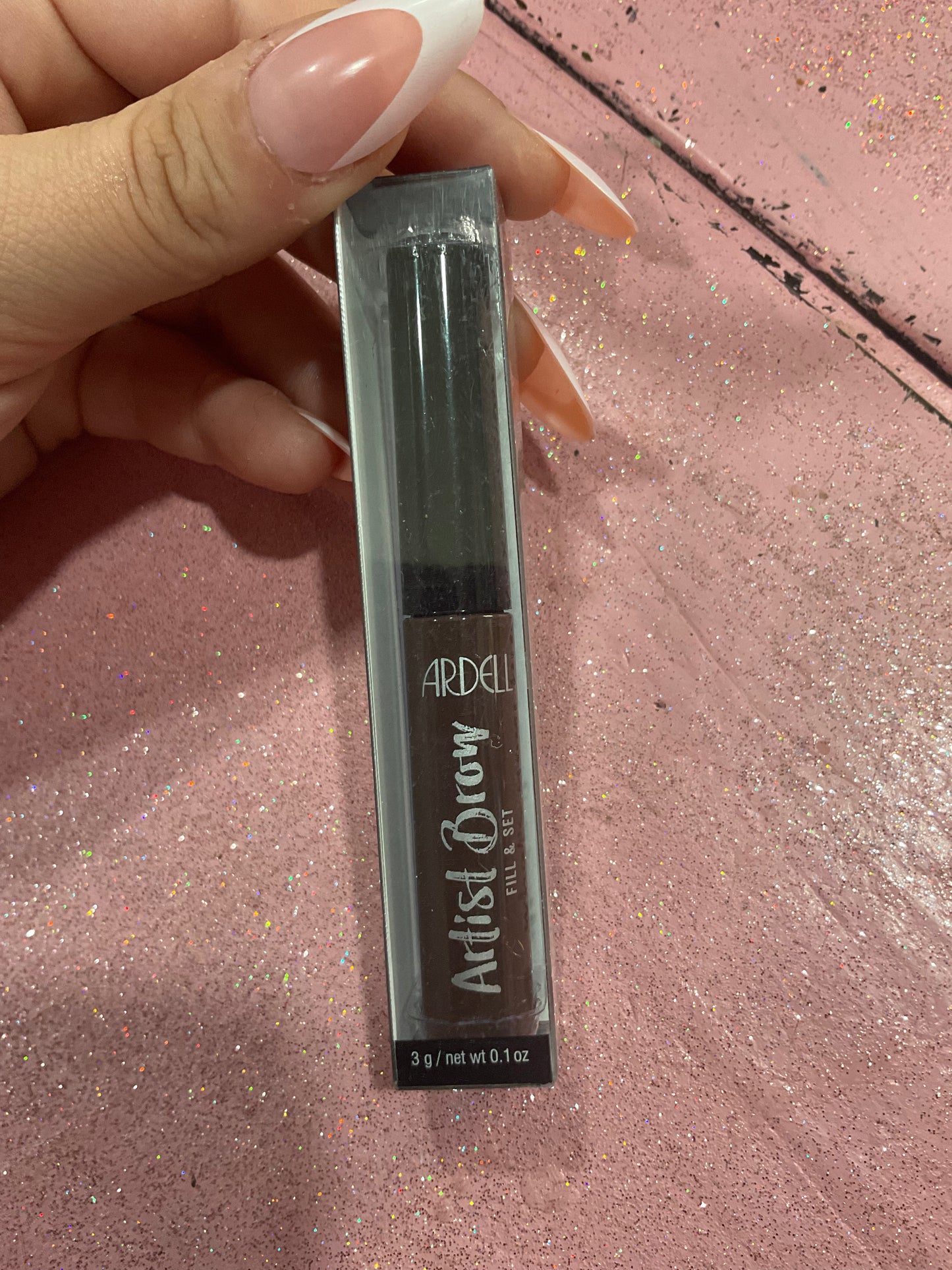 Brown brow brush