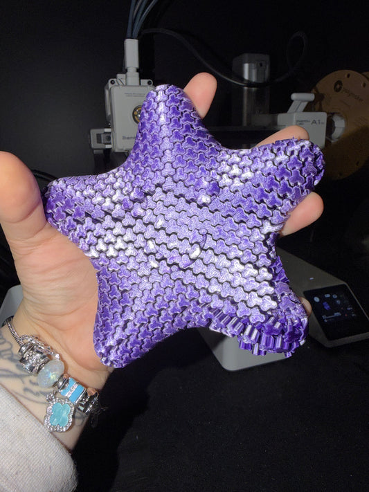 3d printed star fidget