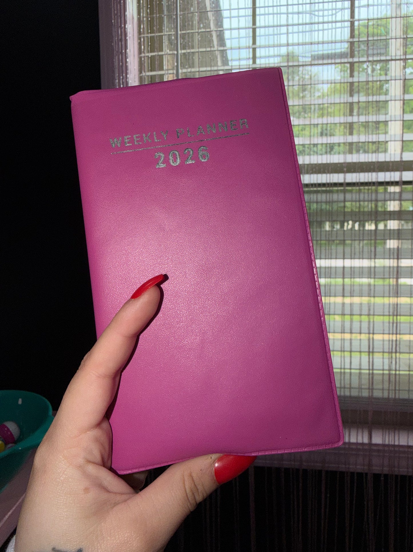 Pink planner