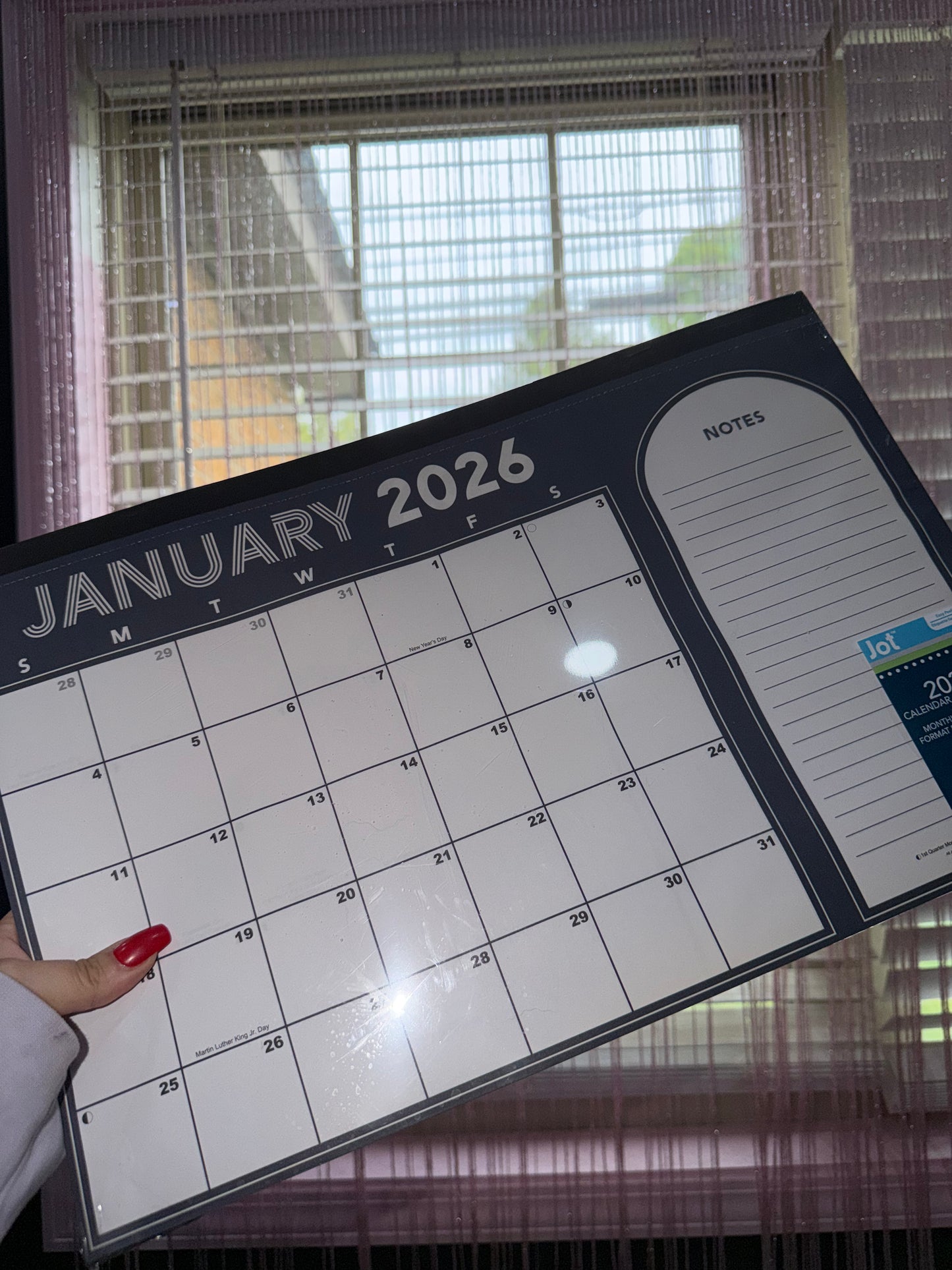 Monthly calendar