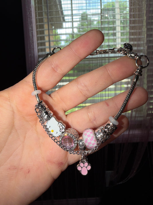 Hk paw charm bracelet