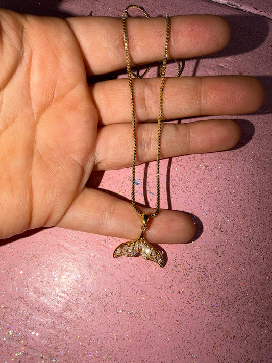 Mermaid tail necklace