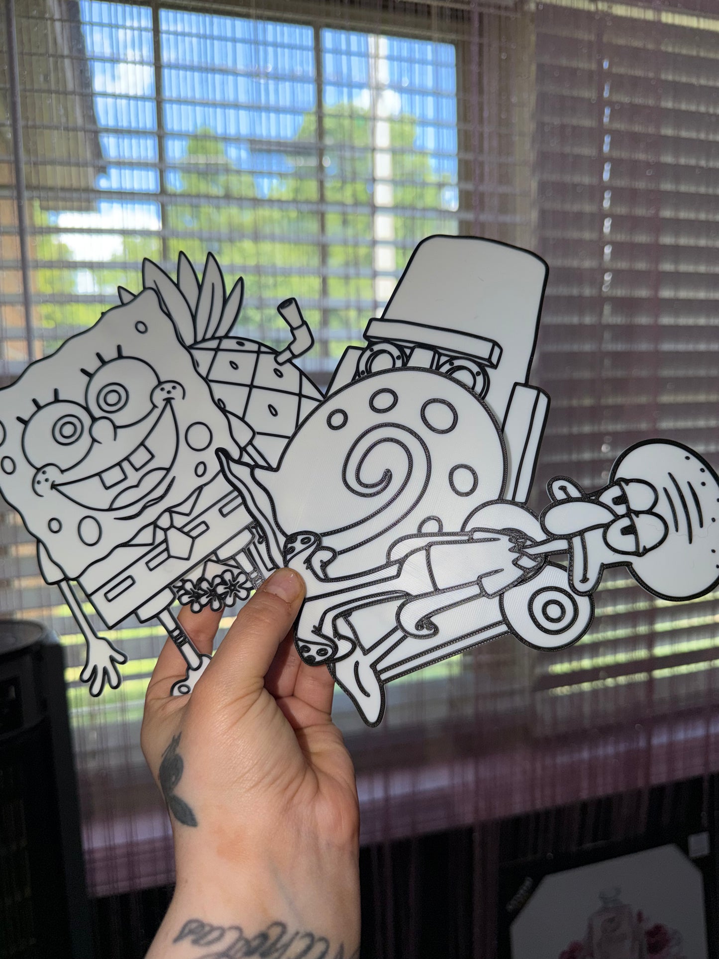 SpongeBob set (color with markers or sharpie)