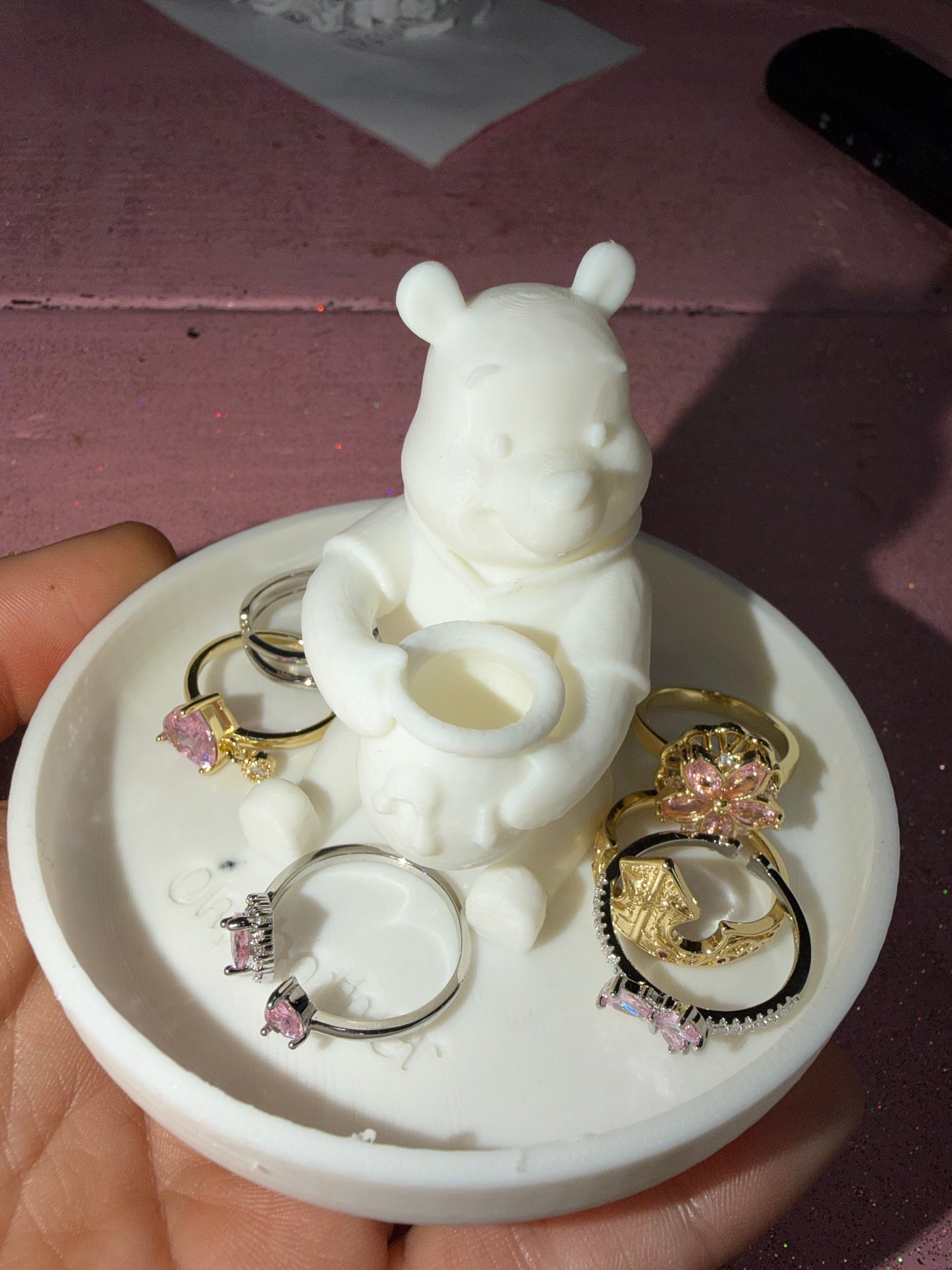 Pooh ring holder
