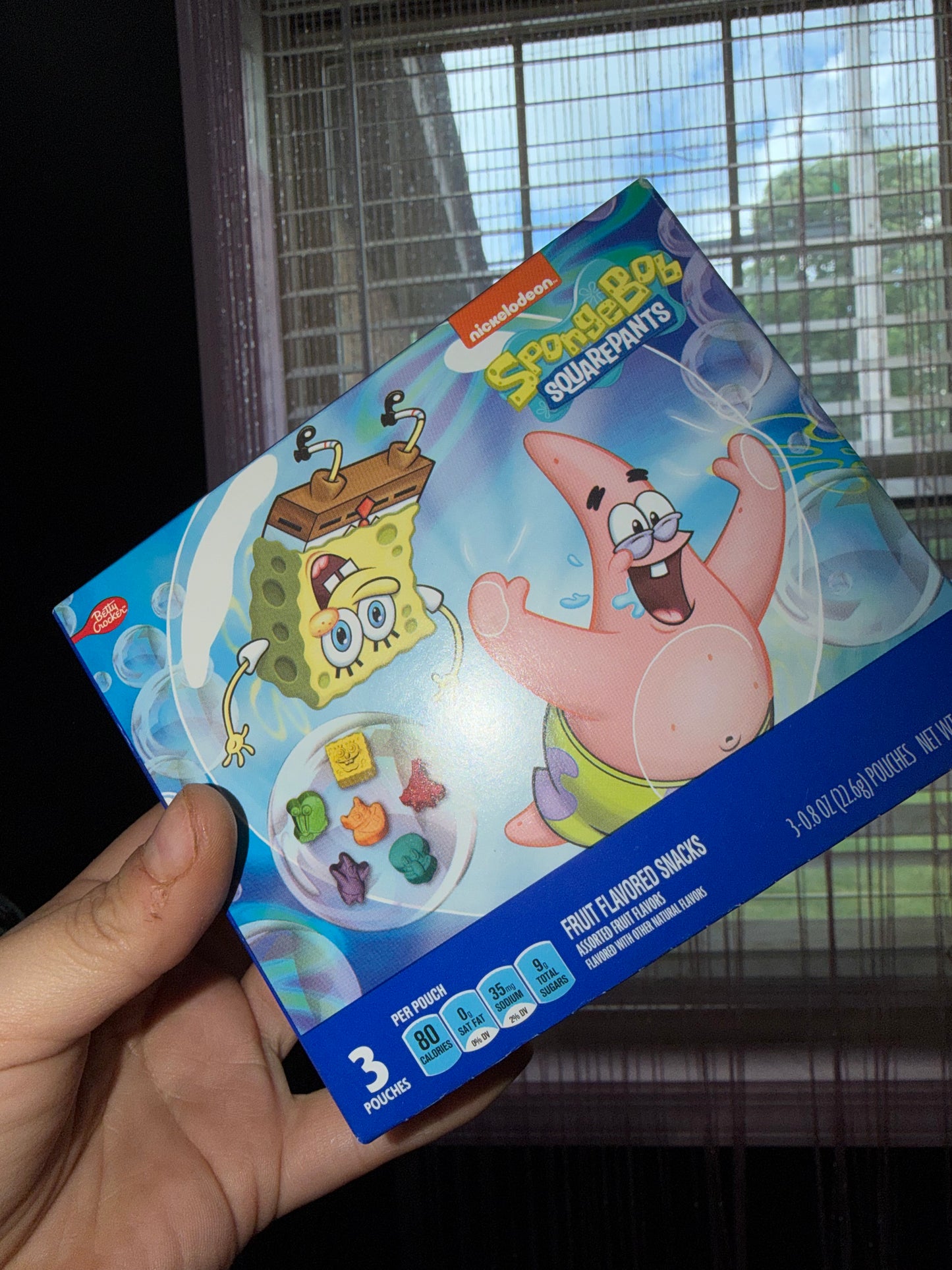SpongeBob gummies box