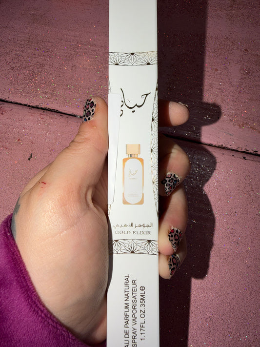 Gold elixir cologne