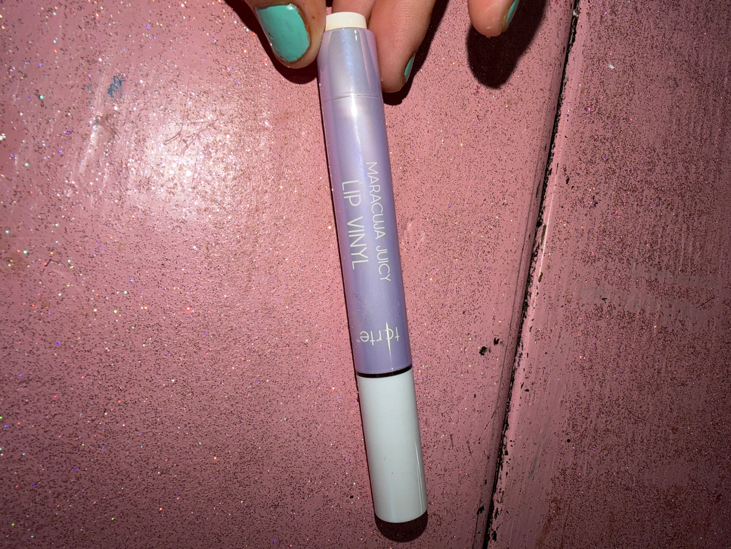 Tarte lip vinyl shade “shimmering pink lily”