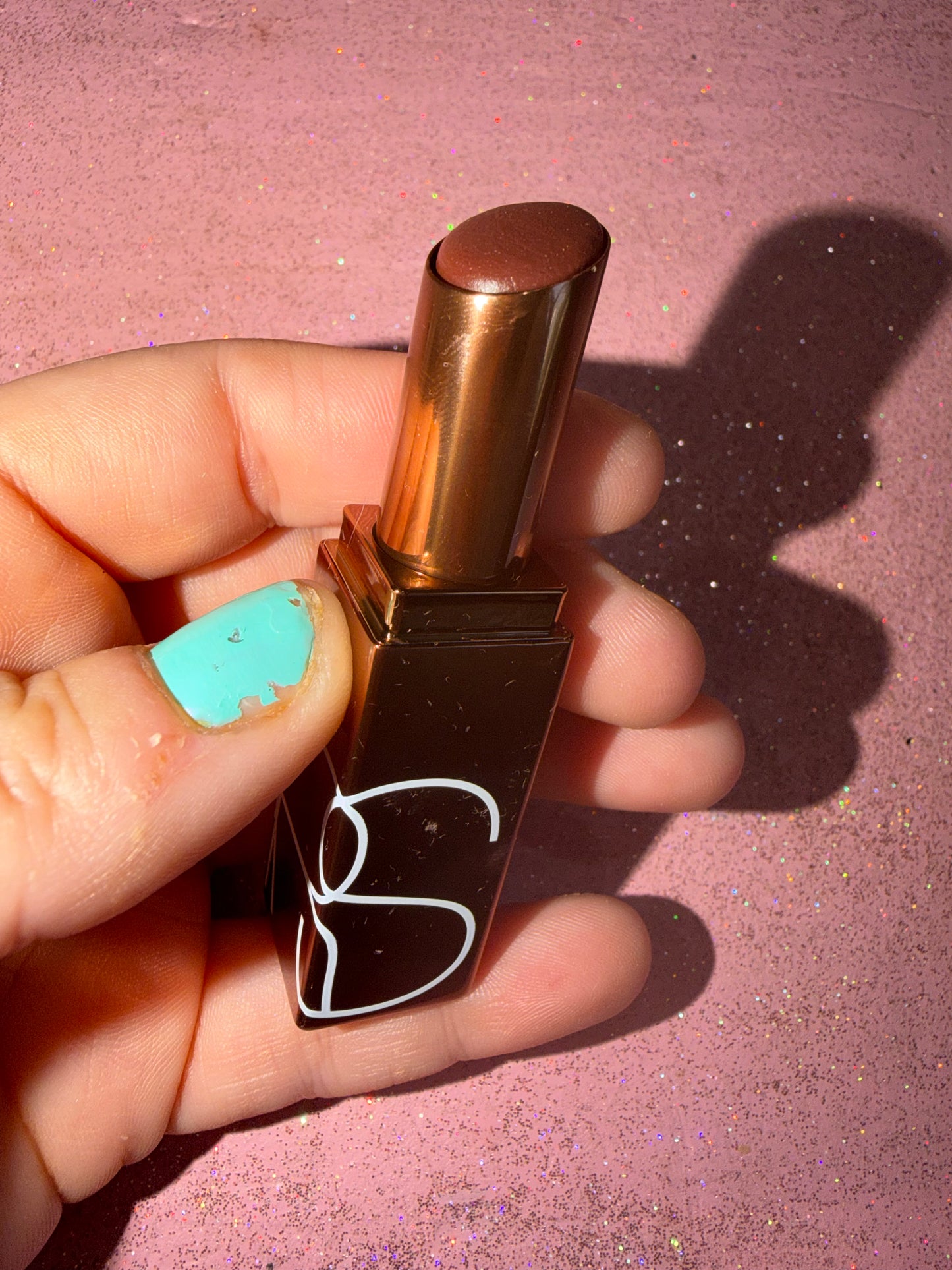 NARS after glow lip balm balm shade Laguna