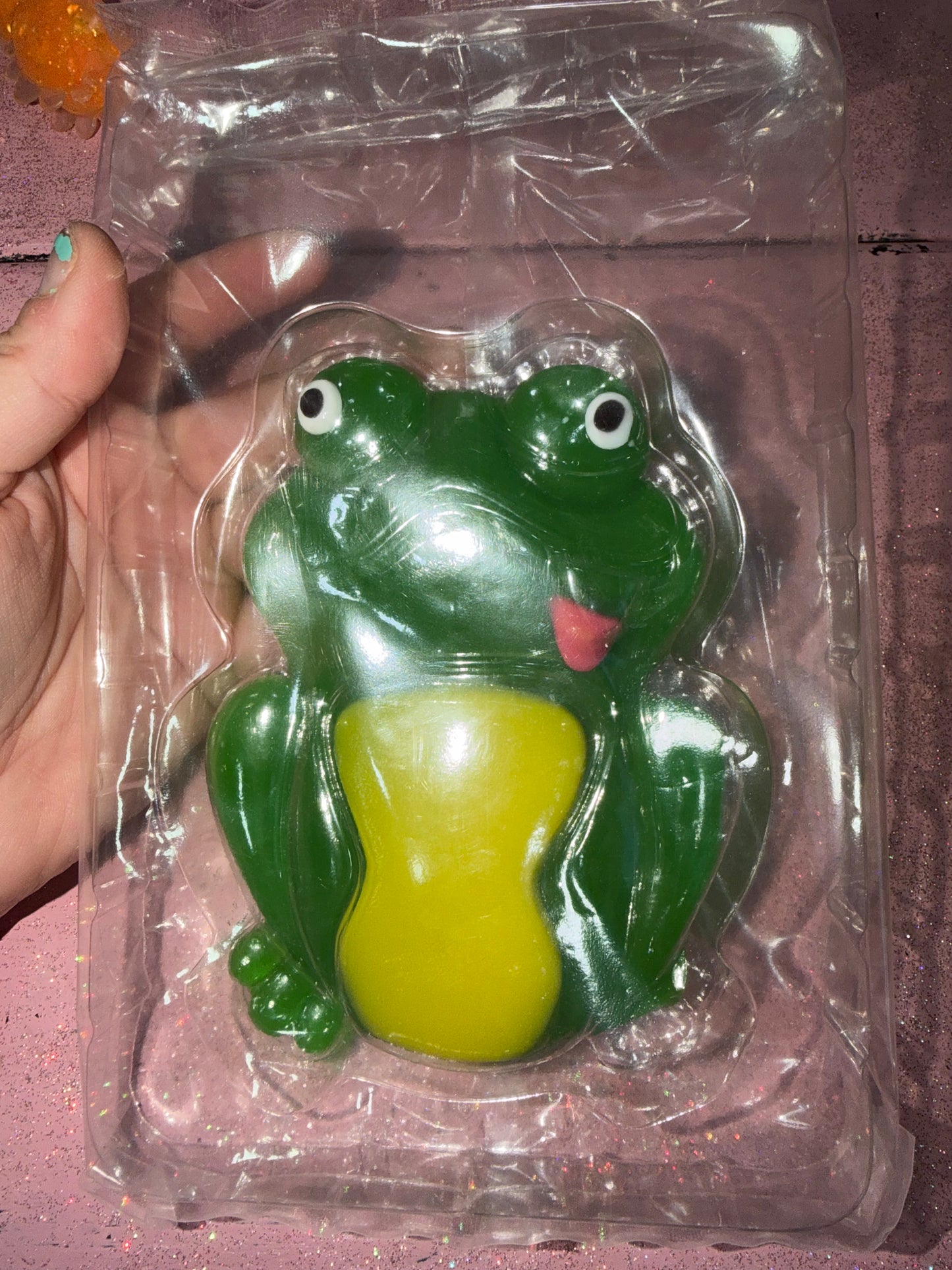 Gummy frog candy