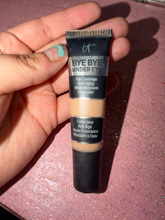 Bye bye full coverage concealer “light buff”
