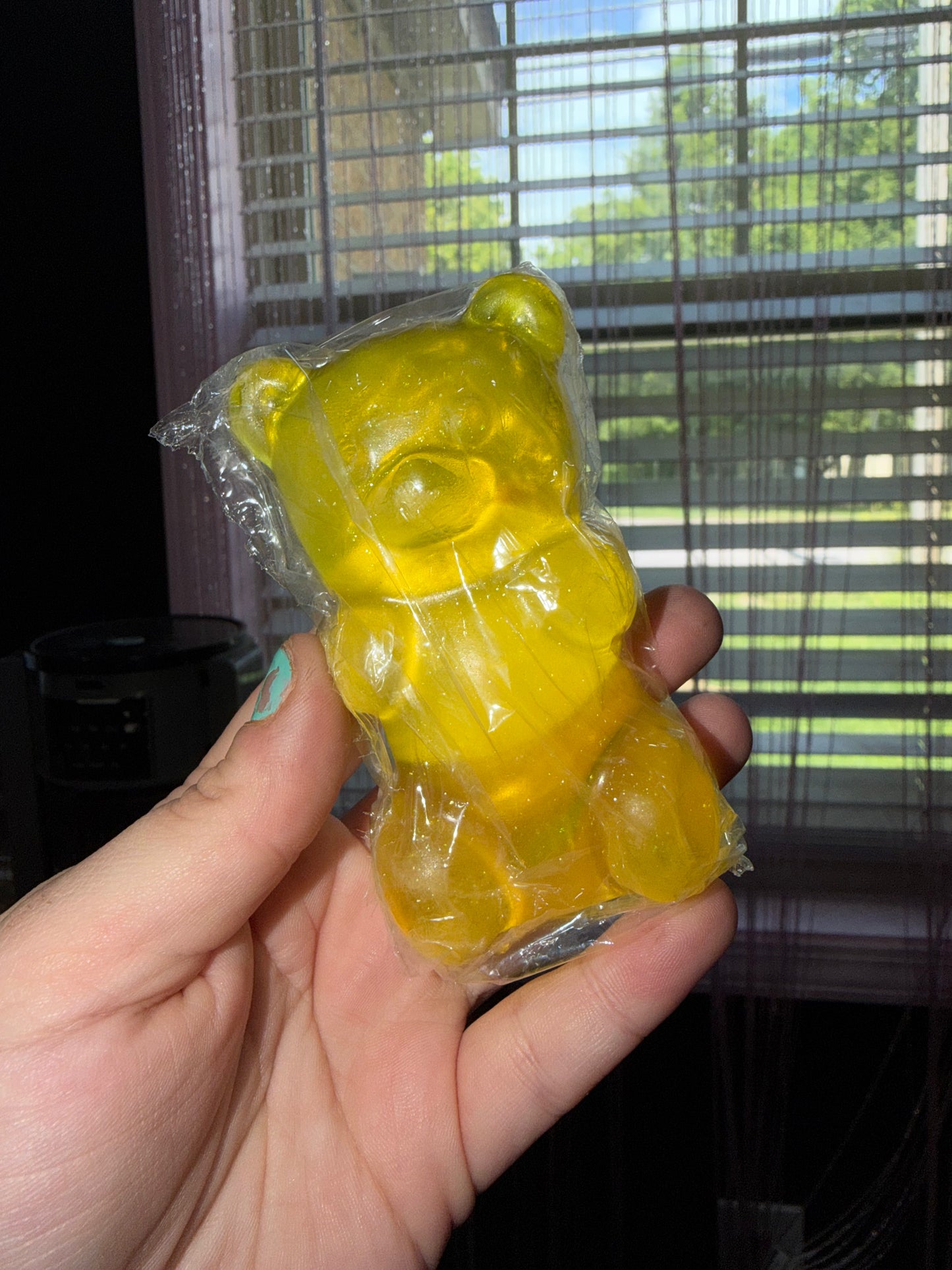 Lemon gummy bear soap