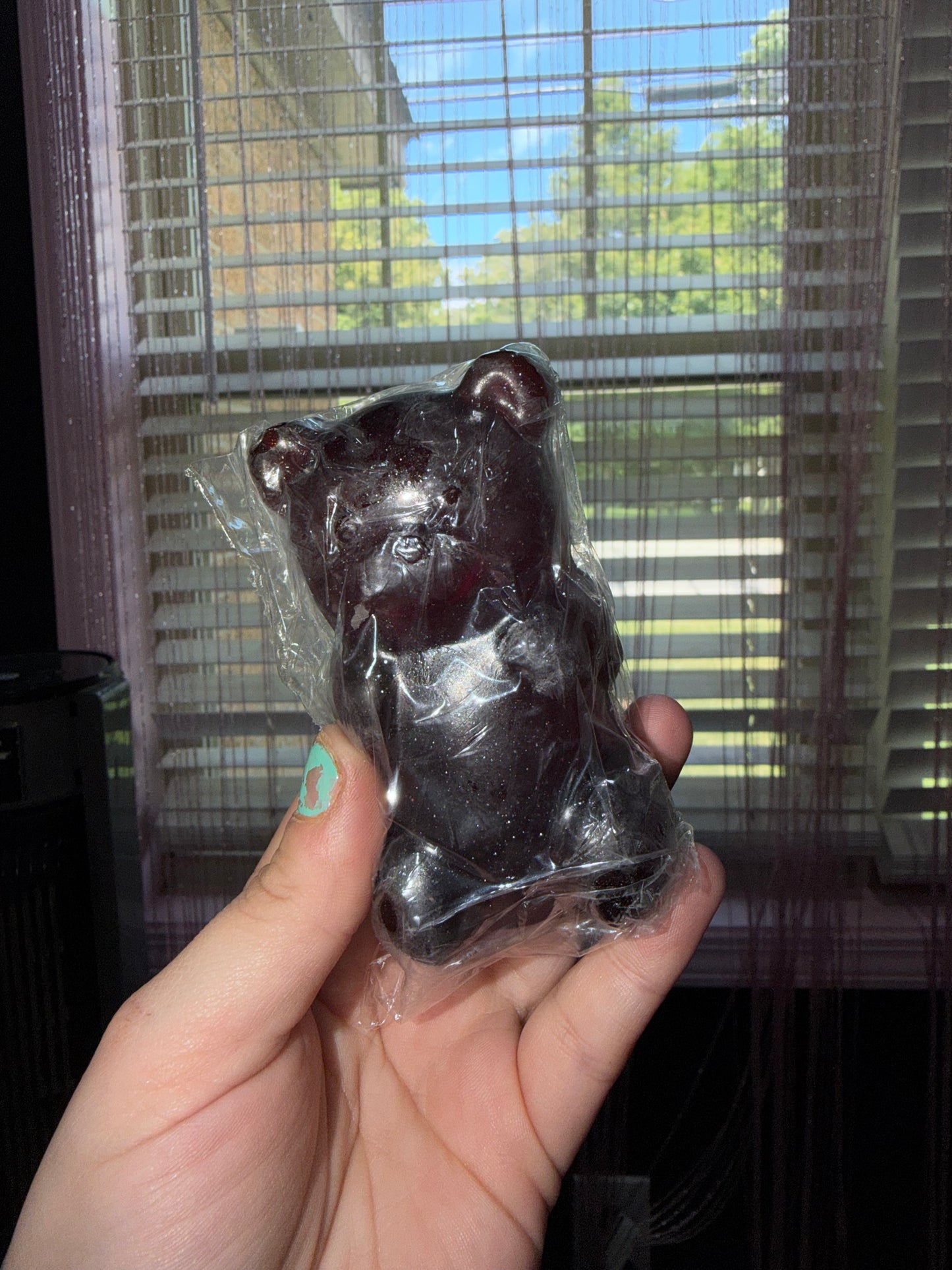 Mocha gummy bear soap