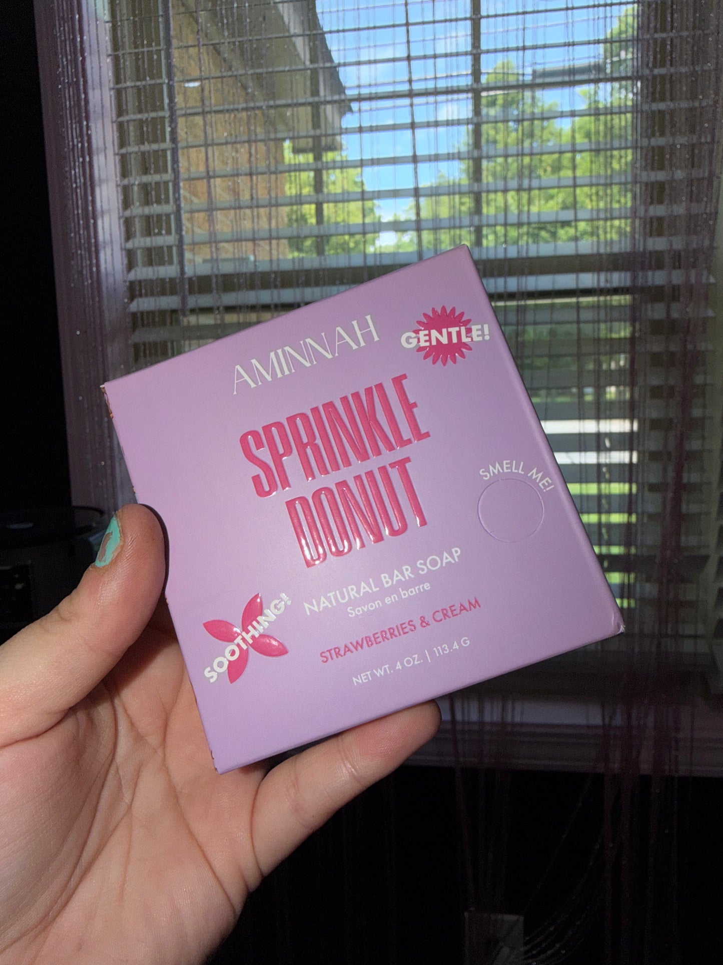 Sprinkled donut soap
