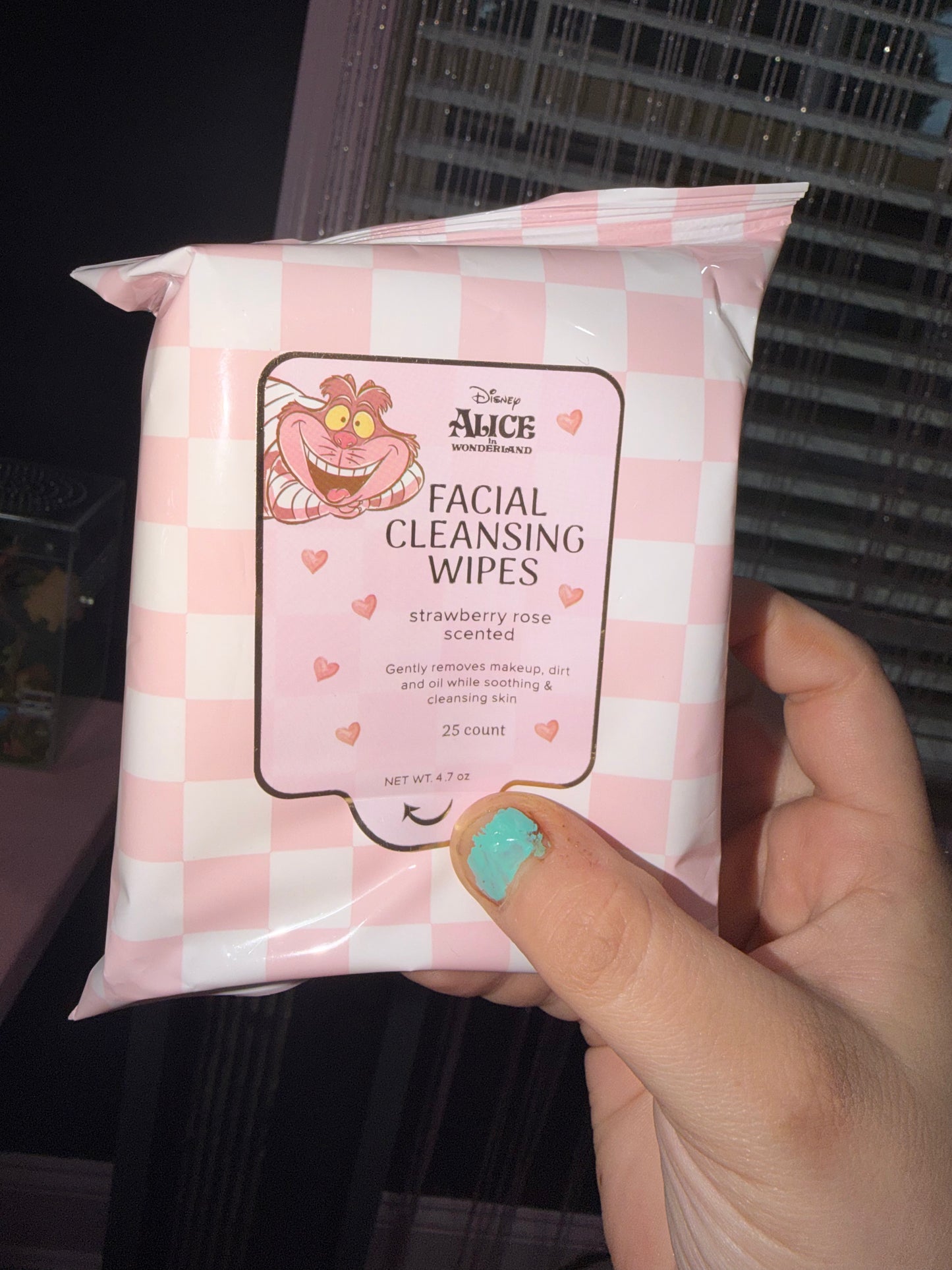 Strawberry rose makeup wipes