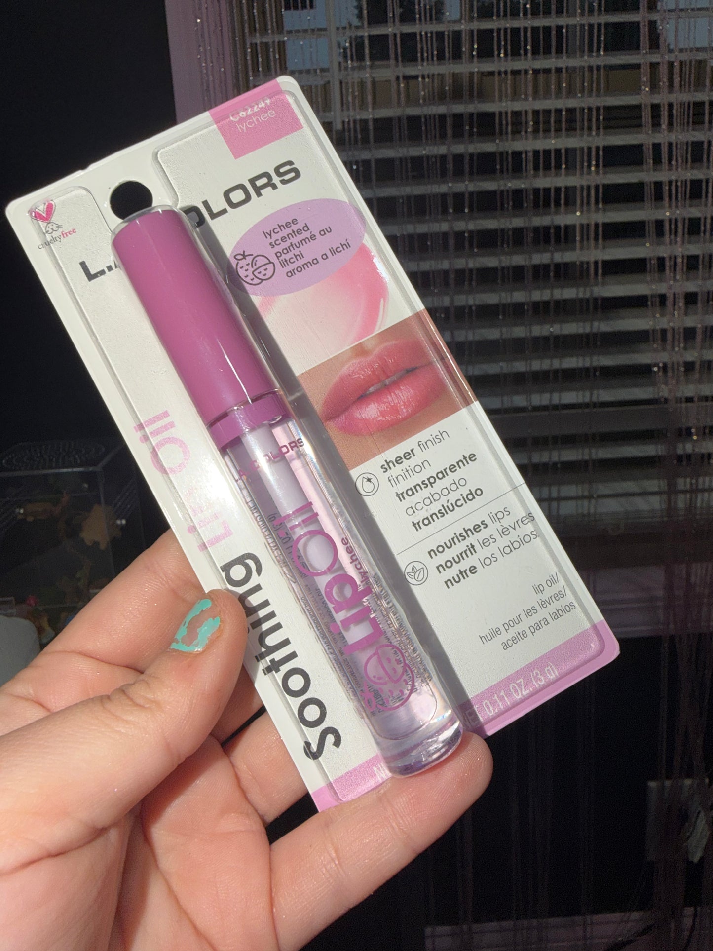 Lychee lip oil