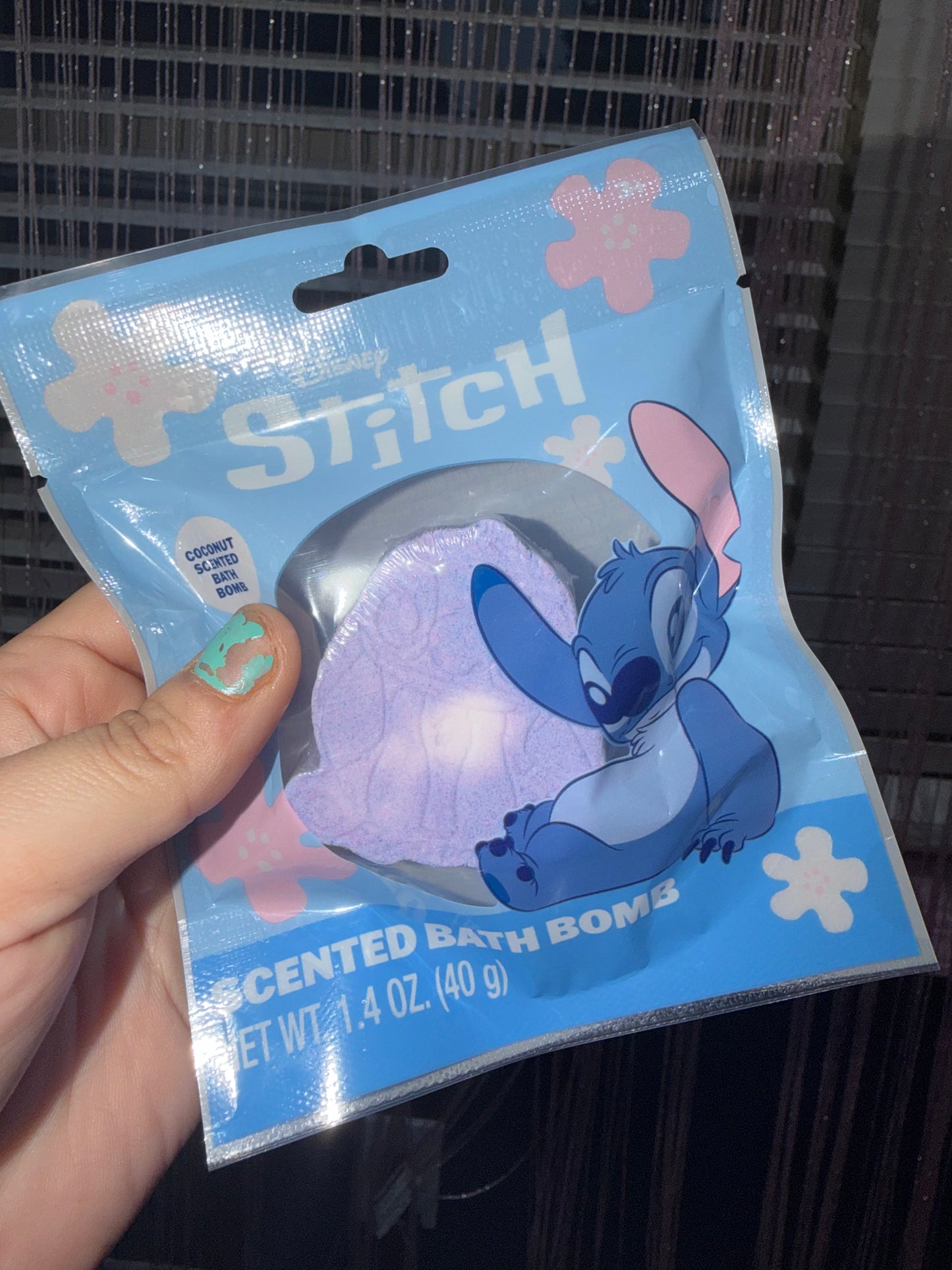 Stitch bath bomb