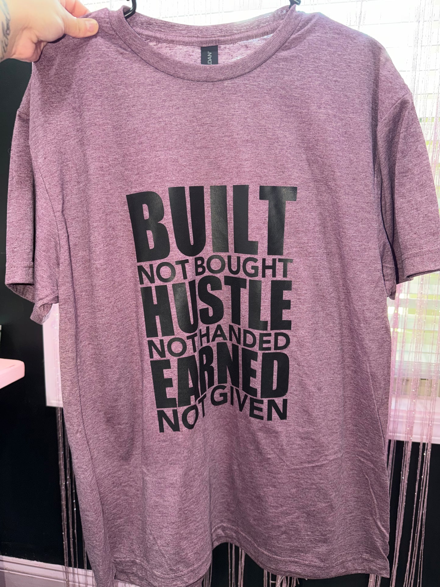 Built not bought tee (L)