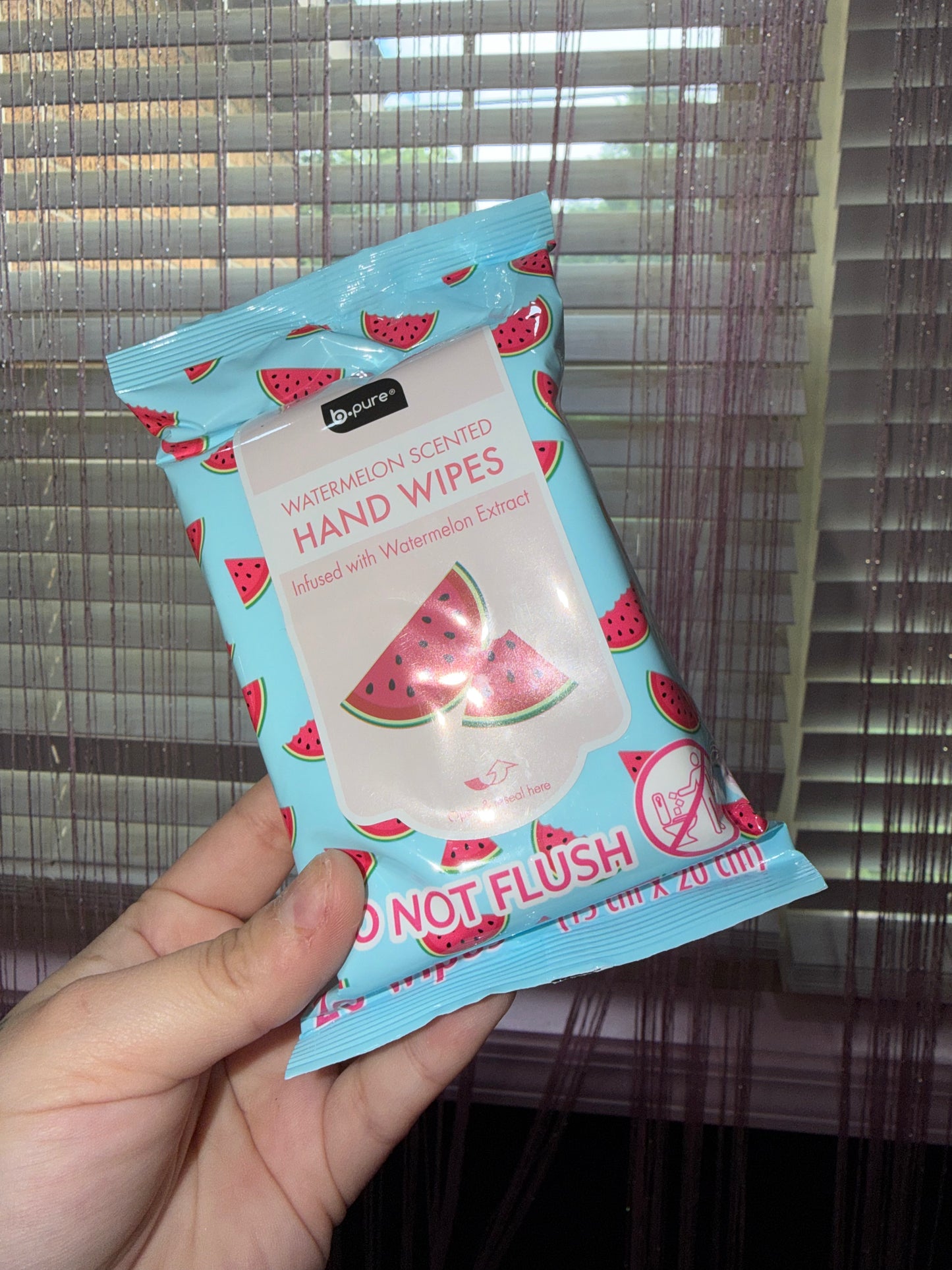 Watermelon hand wipes