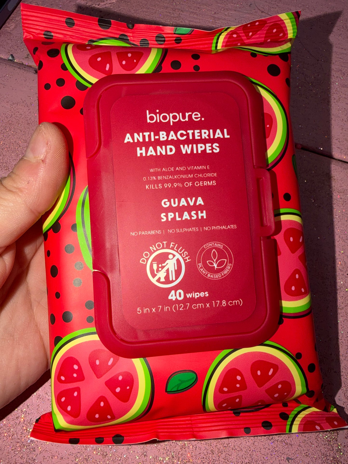 Antibacterial hand wipes