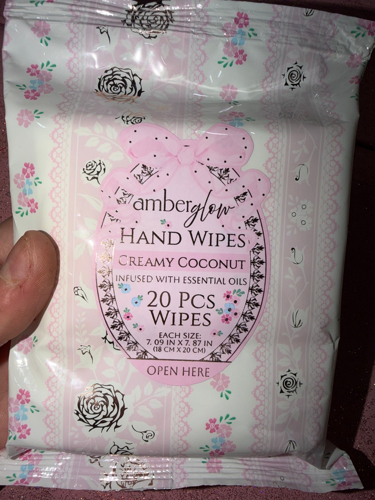 Coconut hand wipes