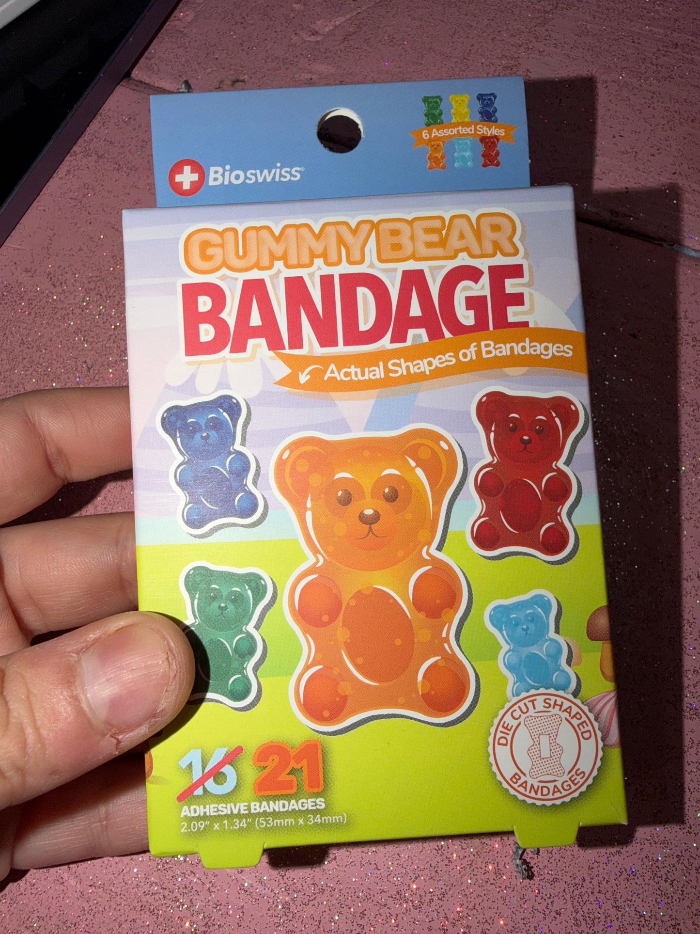 Gummy bear band aids