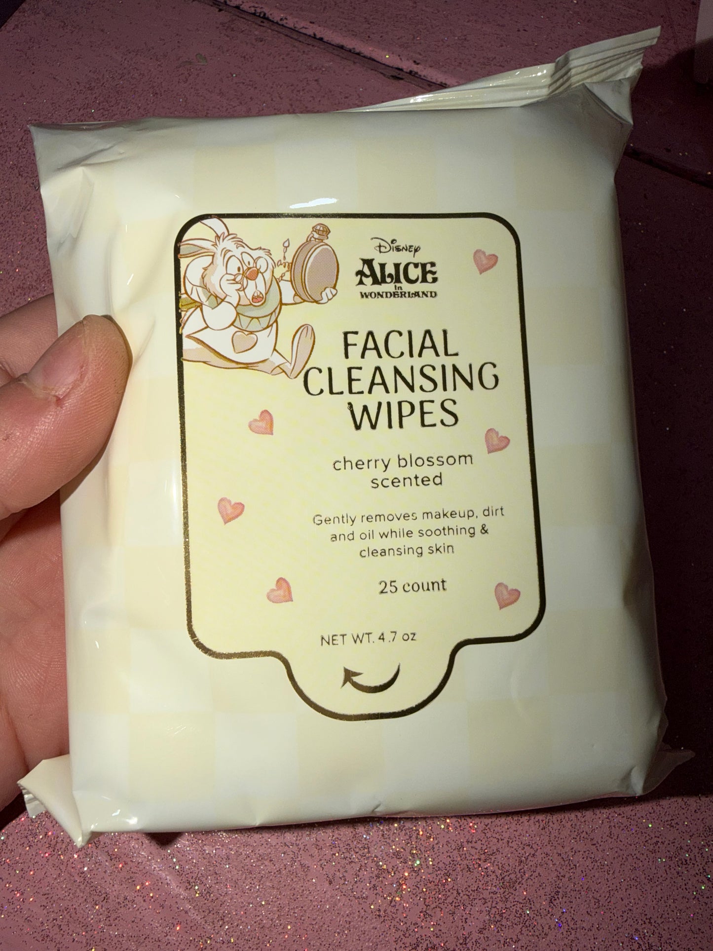 Cherry blossom makeup wipes