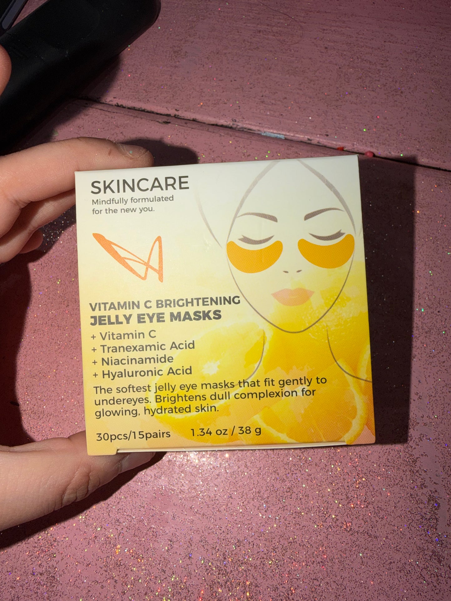 Vitamin c brightening eye masks