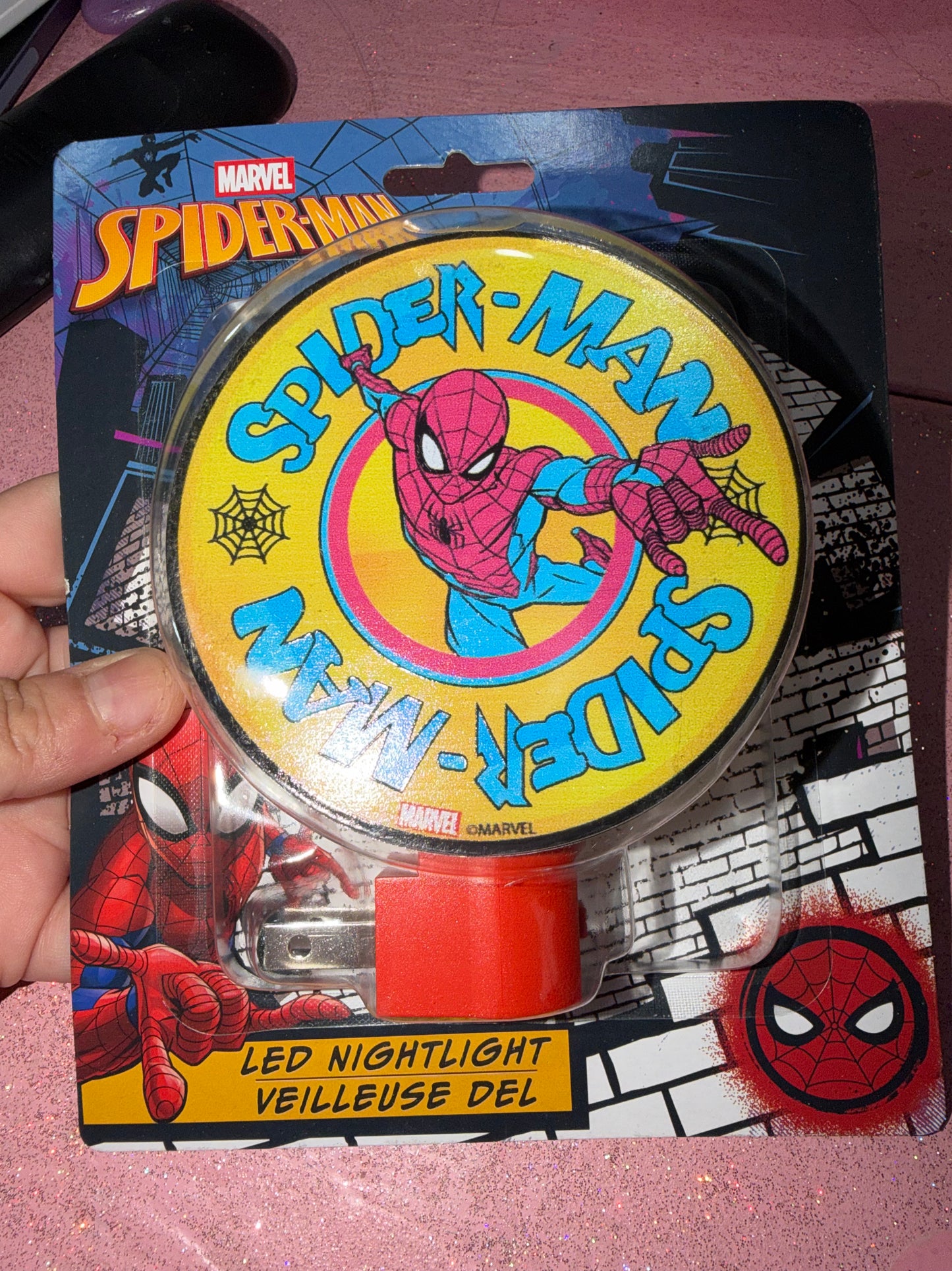 Spidermsn night light