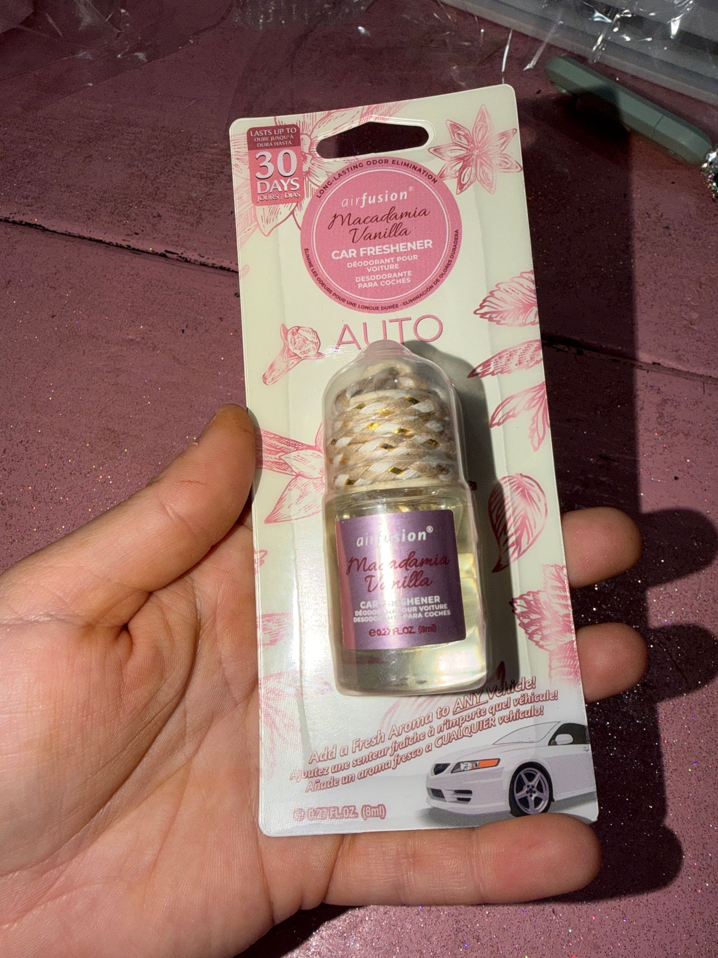 Macadamia vanilla car scent
