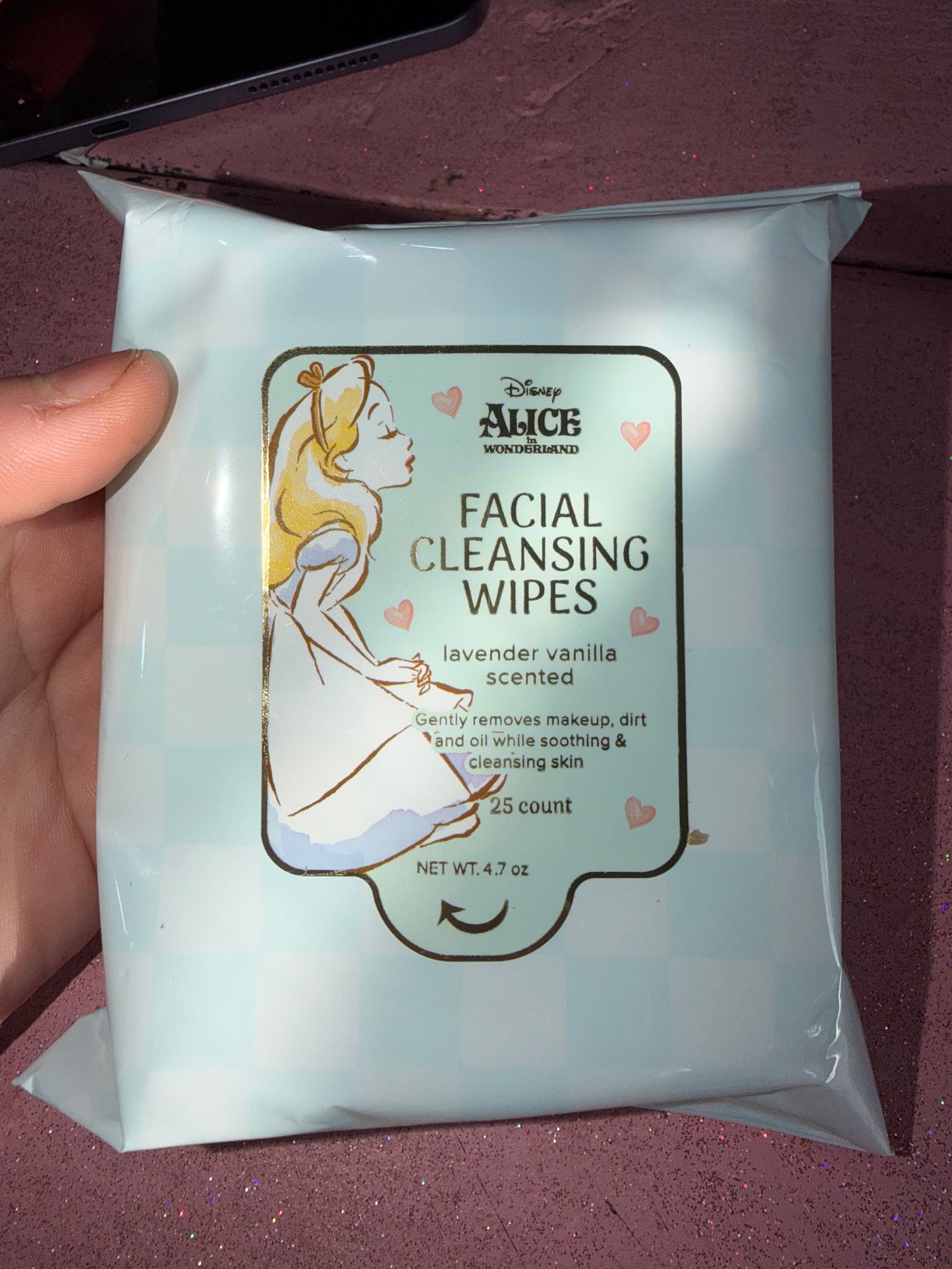 Lavender vanilla makeup wipes