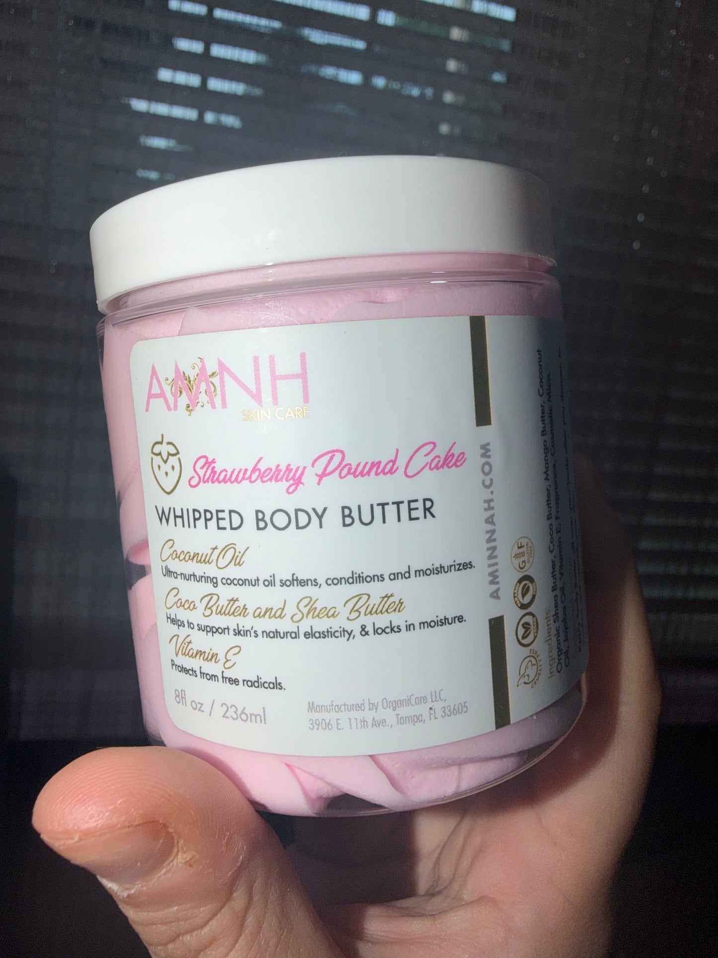 Strawberry pound cake body butter