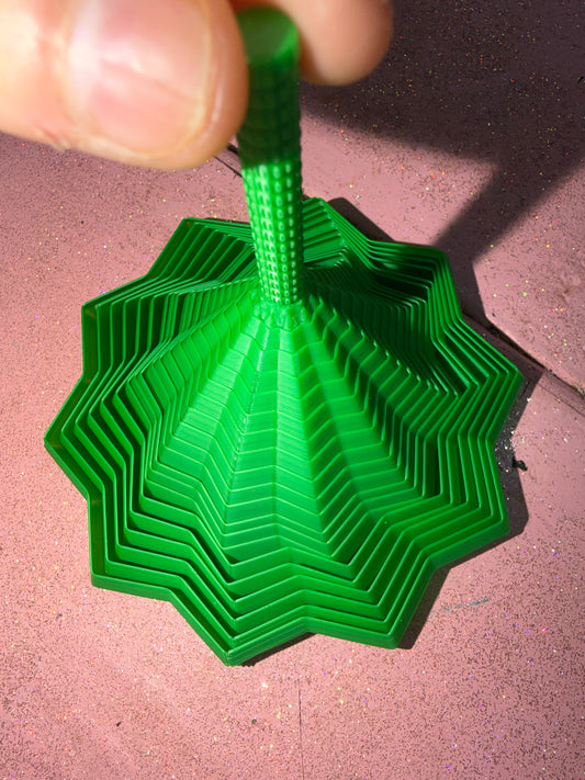 Green fidget toy