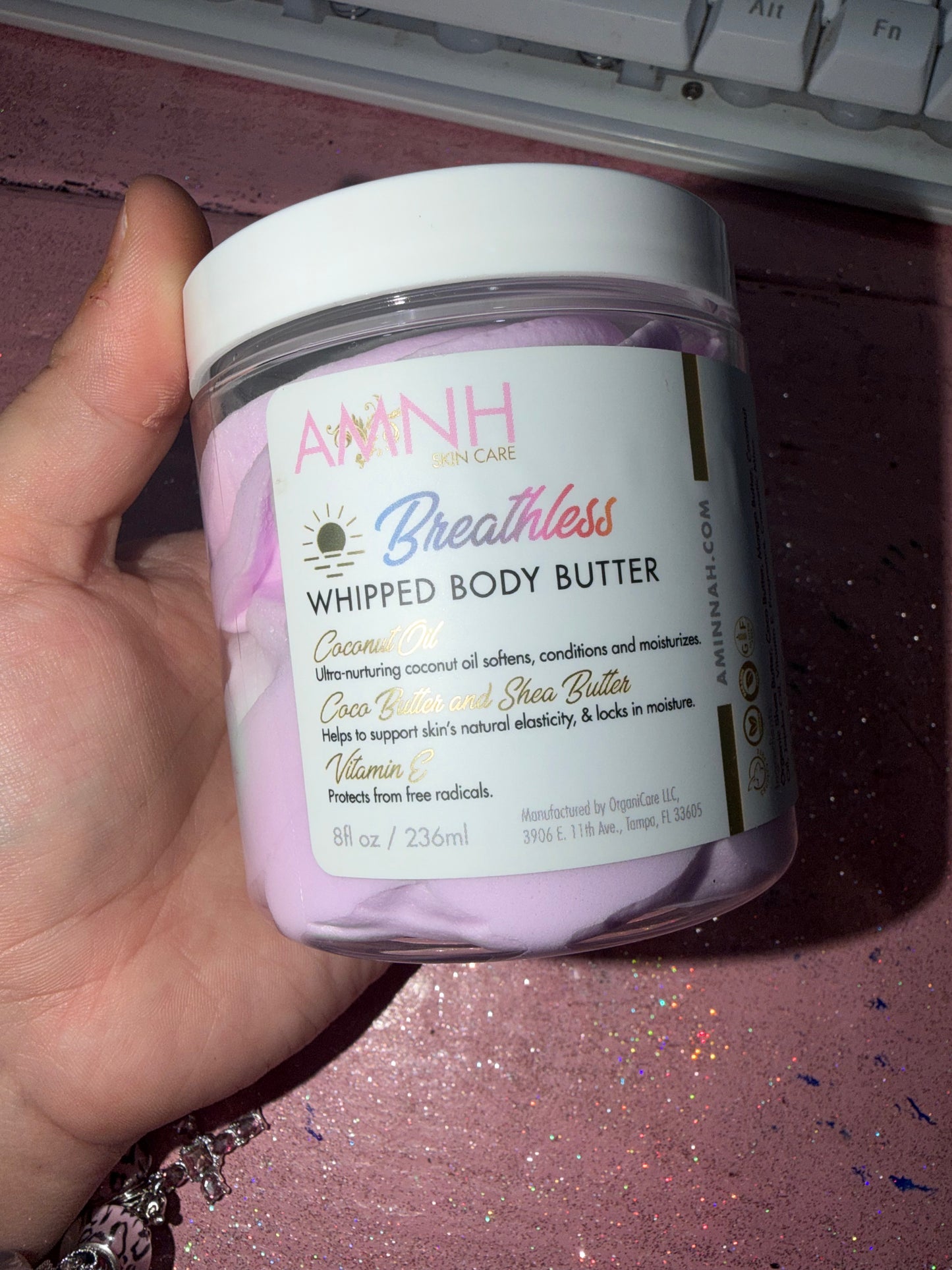 Breathless body butter (baby powder scent)