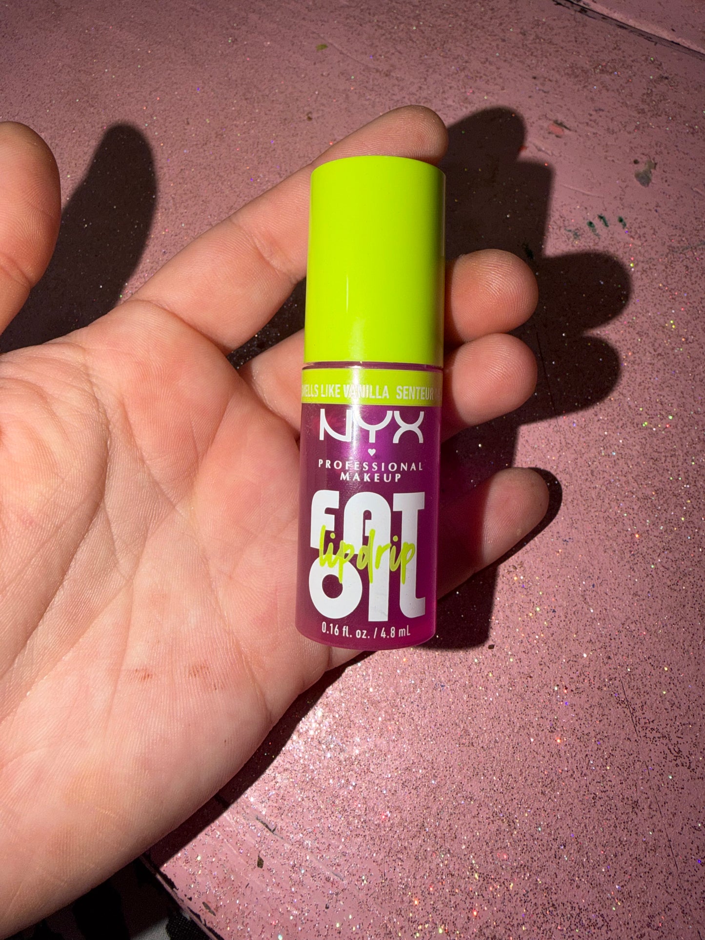 Fat lip drop oil NYX shade suga baddie