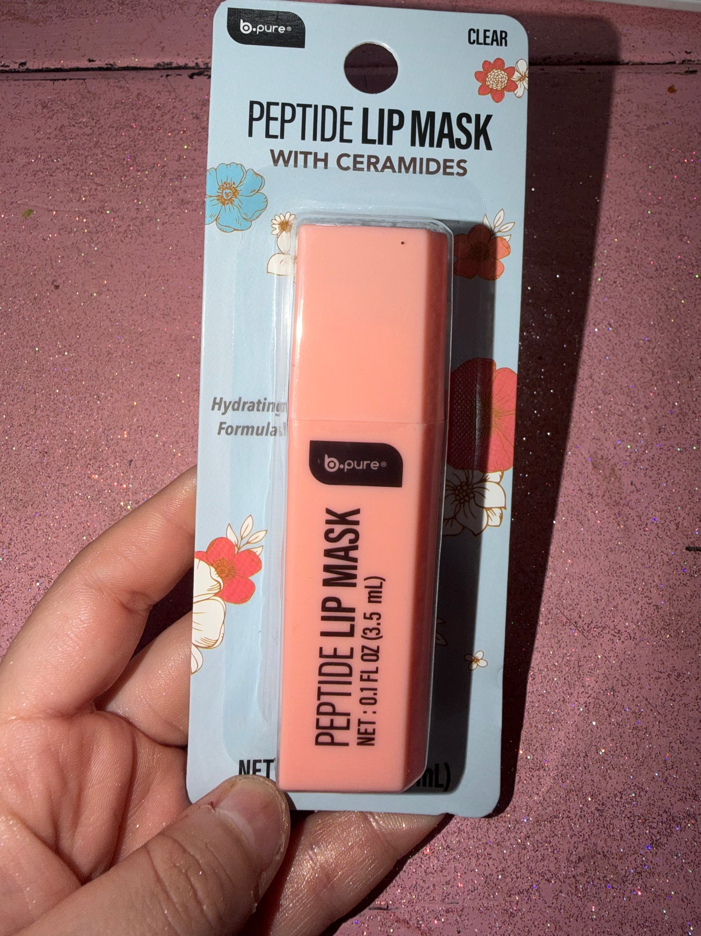 Lip mask with peptides
