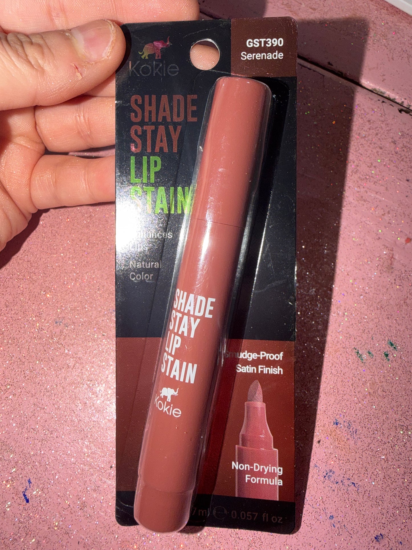 Matte lip stain
