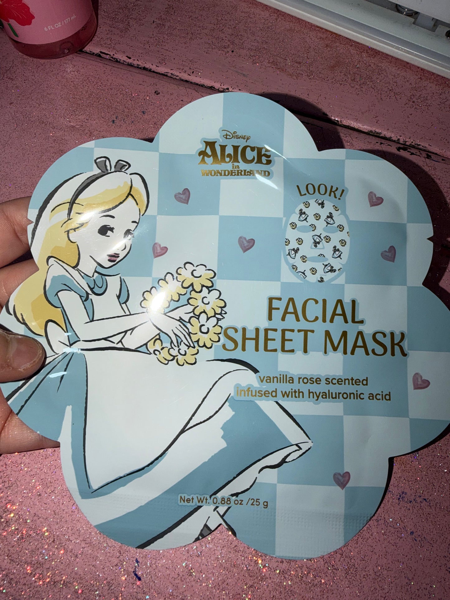 Alice in wonderland face mask