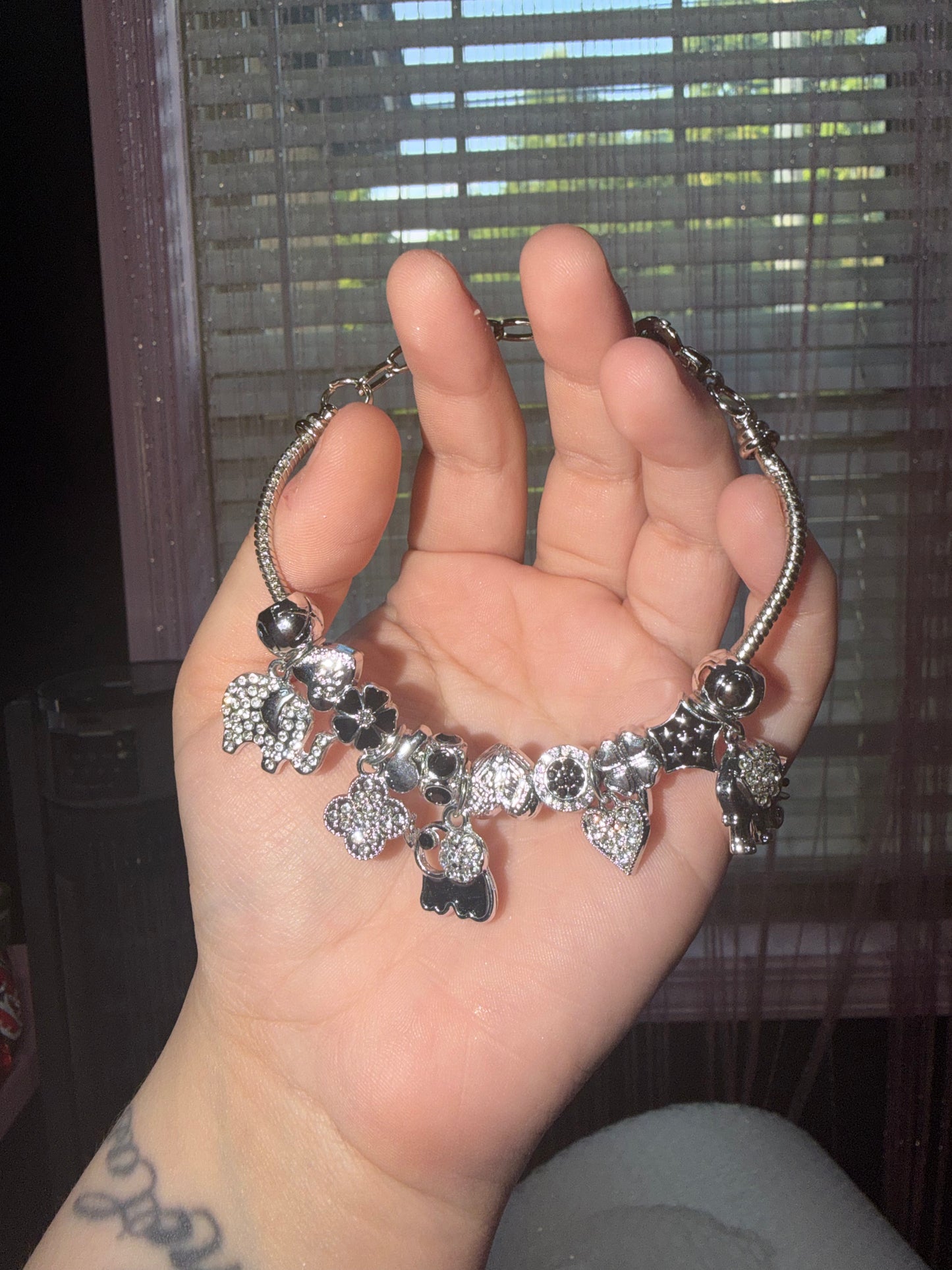 Elephant charm bracelet