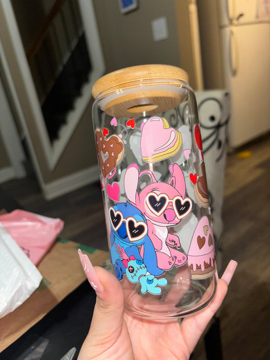 Stitch and angel cup