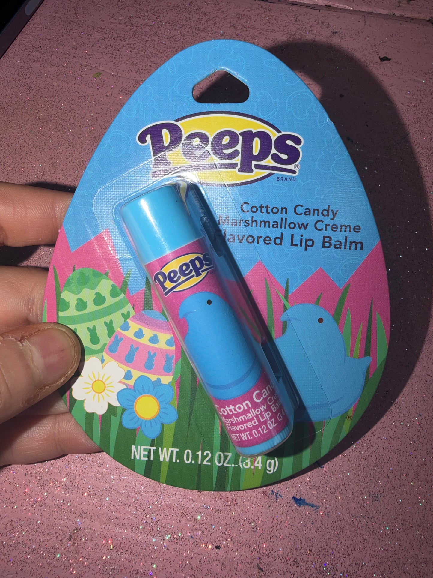 Cotton candy lip balm