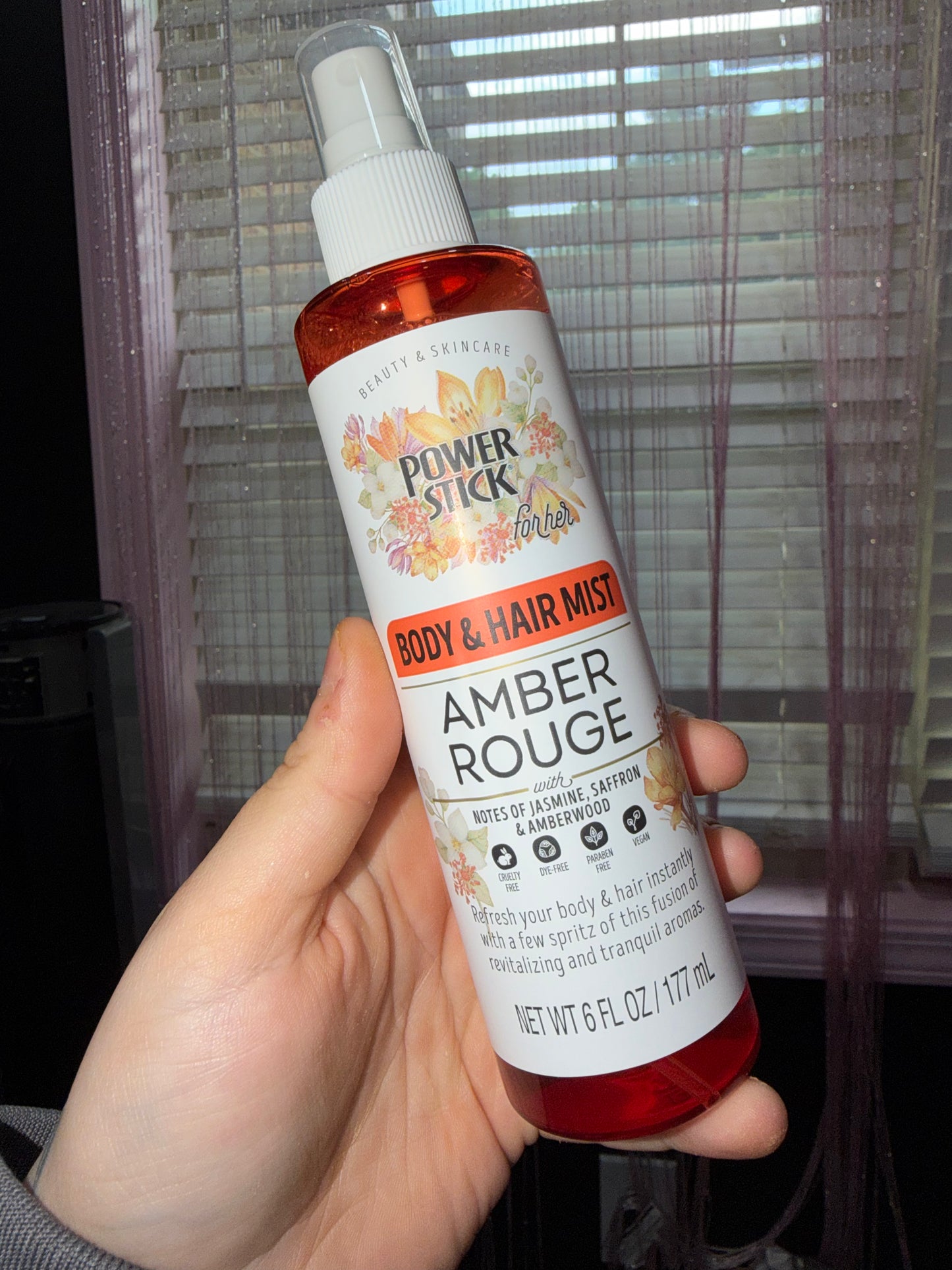 Body and hair mist amber rogue