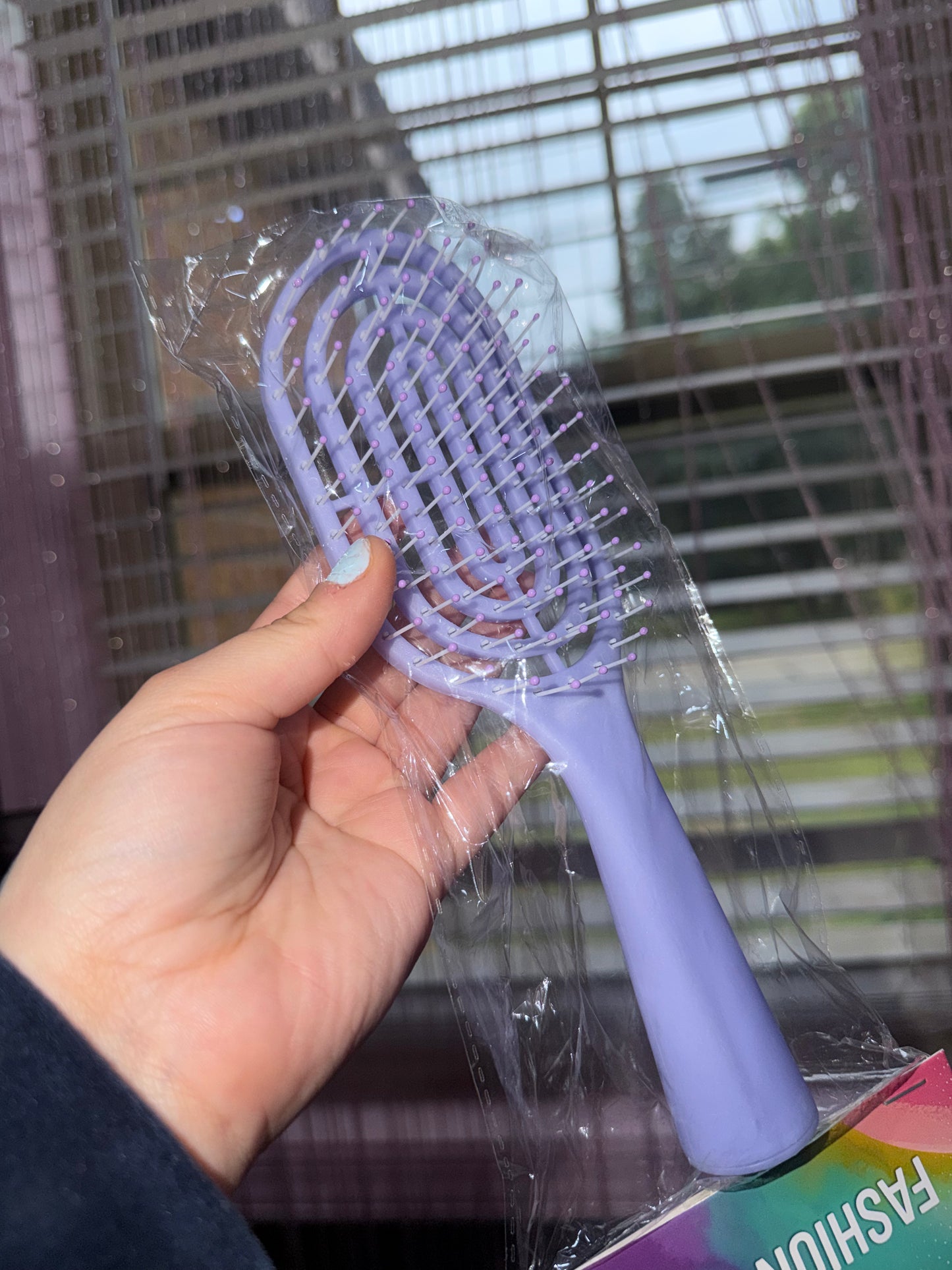 Lavender hair brush